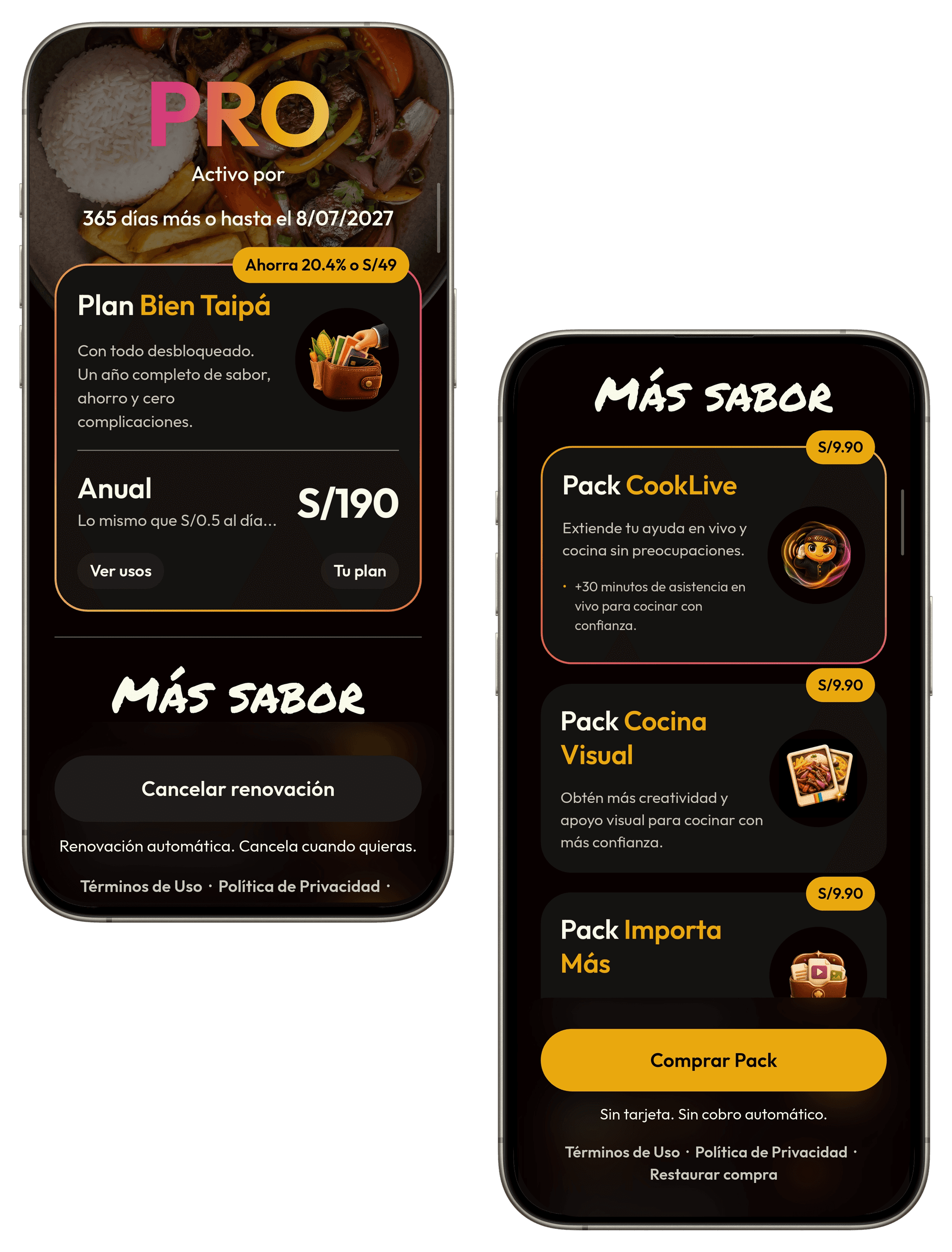 CookPilot completo, sin quedarte corto.