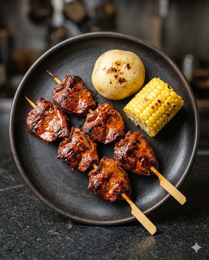 Peruvian Beef Heart Anticuchos