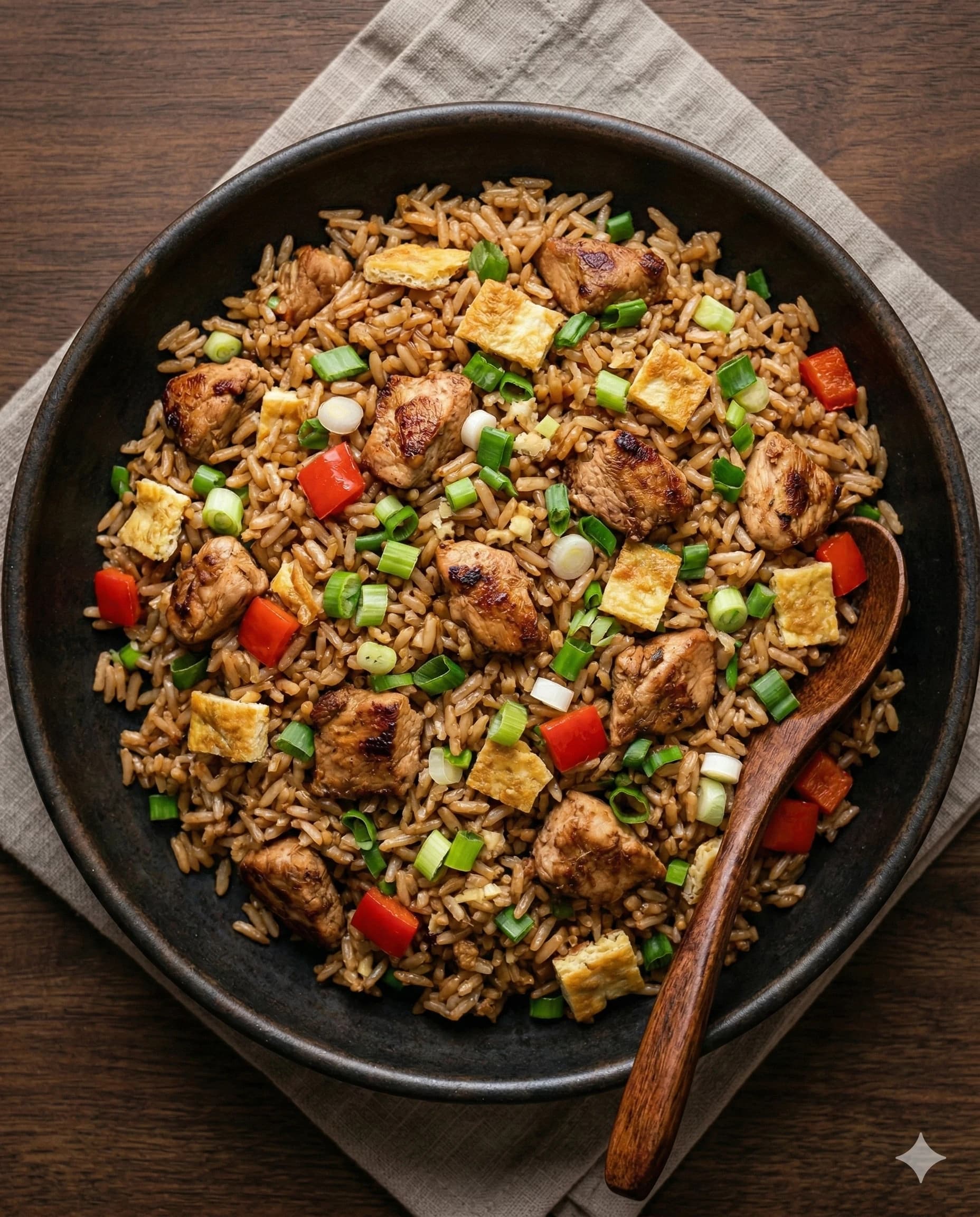 Peruvian Chicken Chaufa Rice