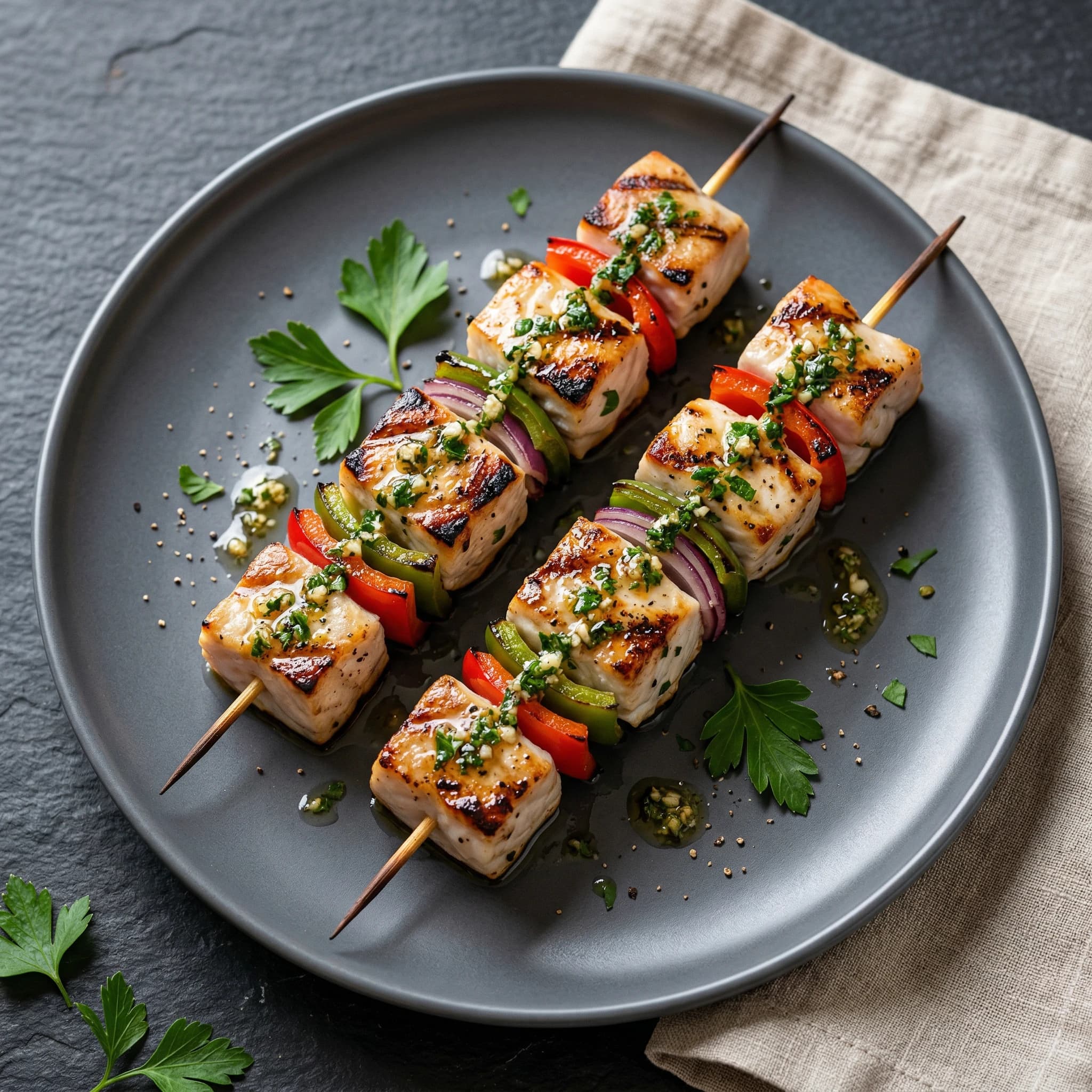 Grilled Fish Skewers