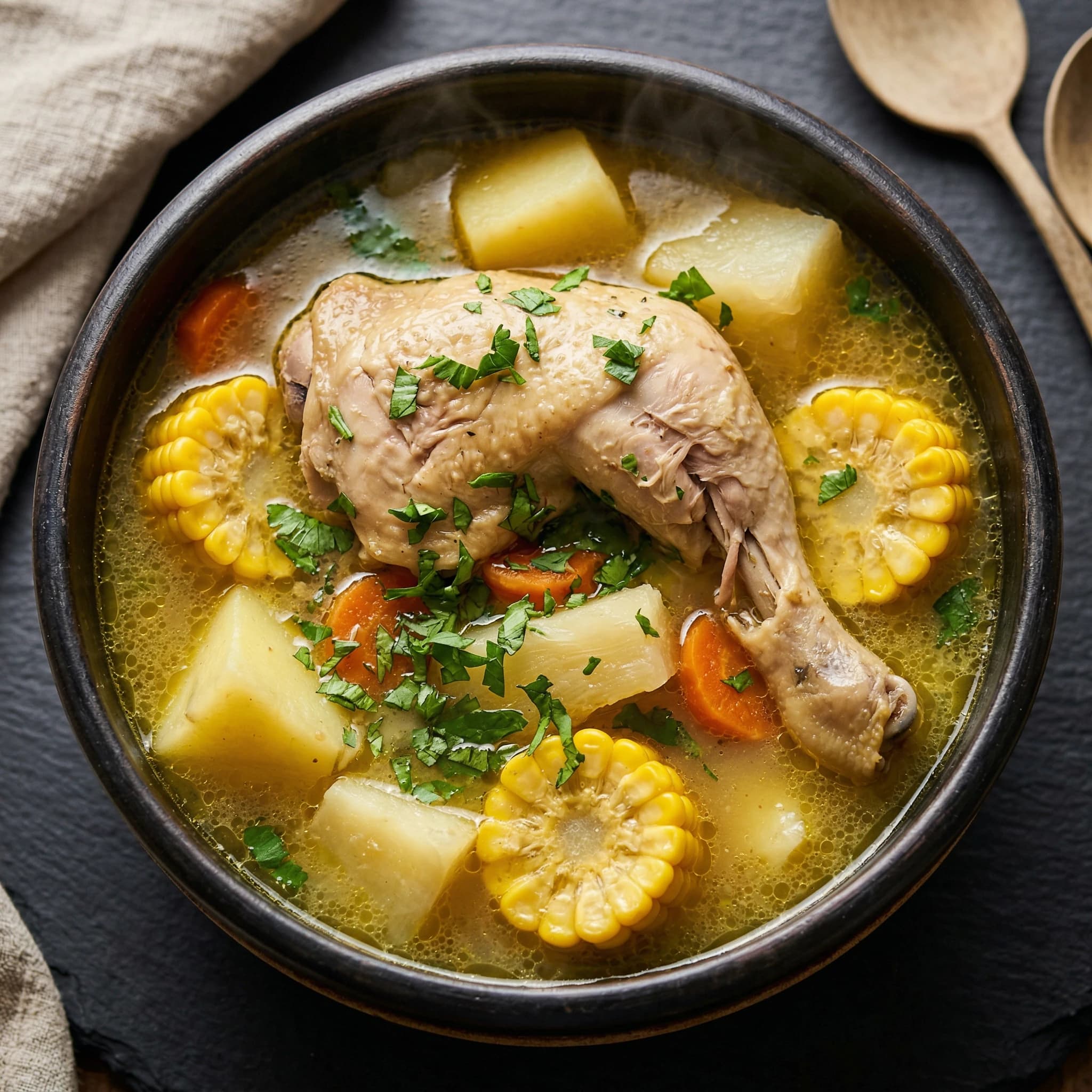 Hen and Root Vegetable Stew