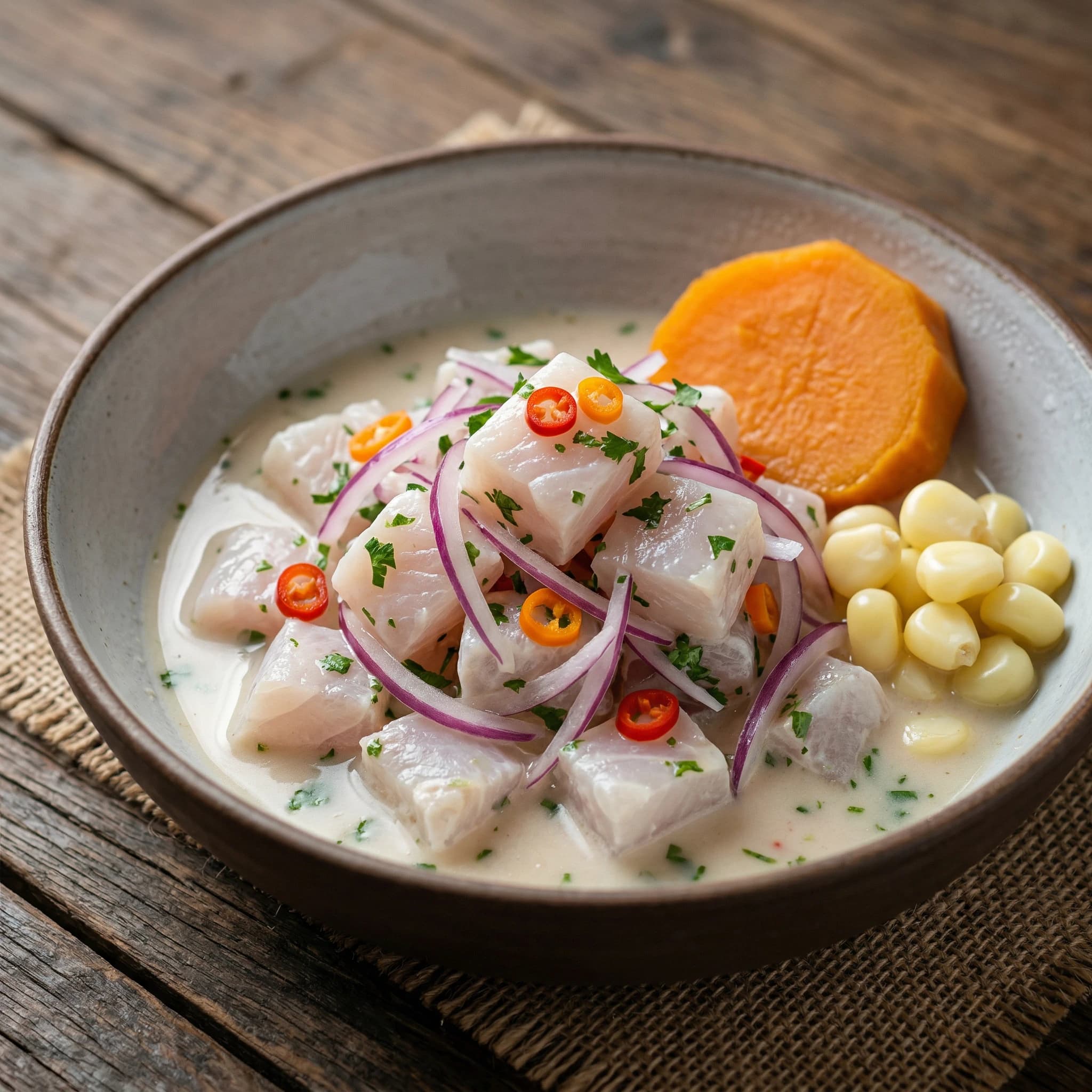 Peruvian Grouper Ceviche