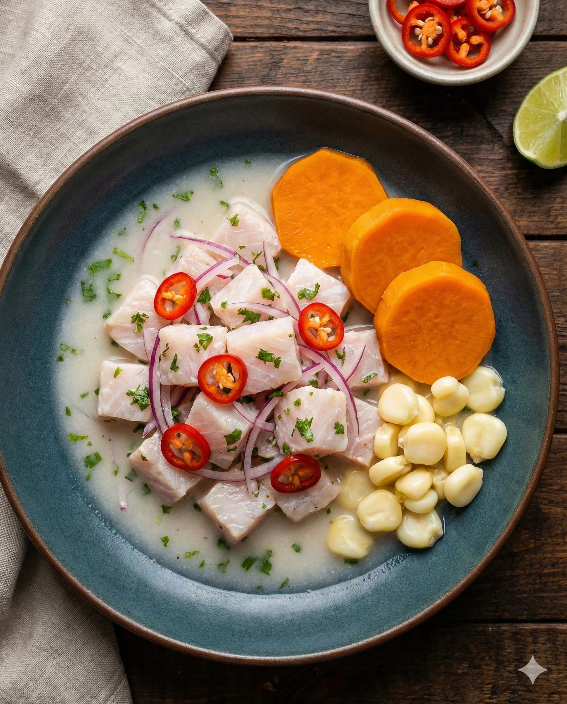 Classic Peruvian Fish Ceviche