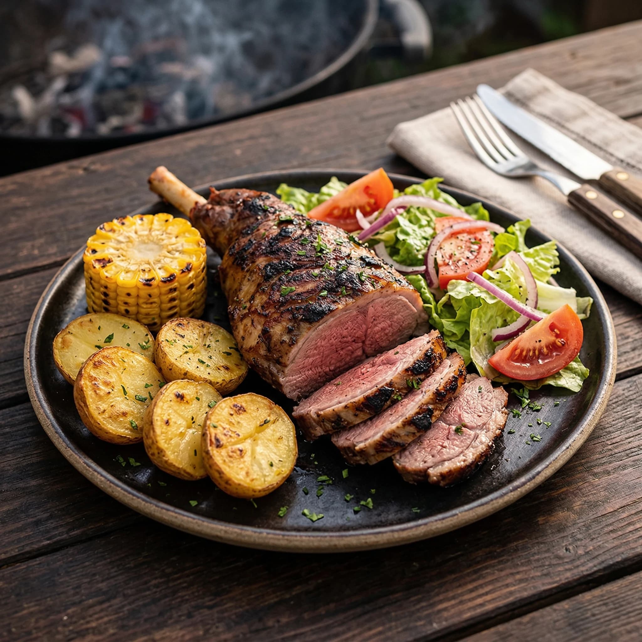 Grilled Southern Lamb