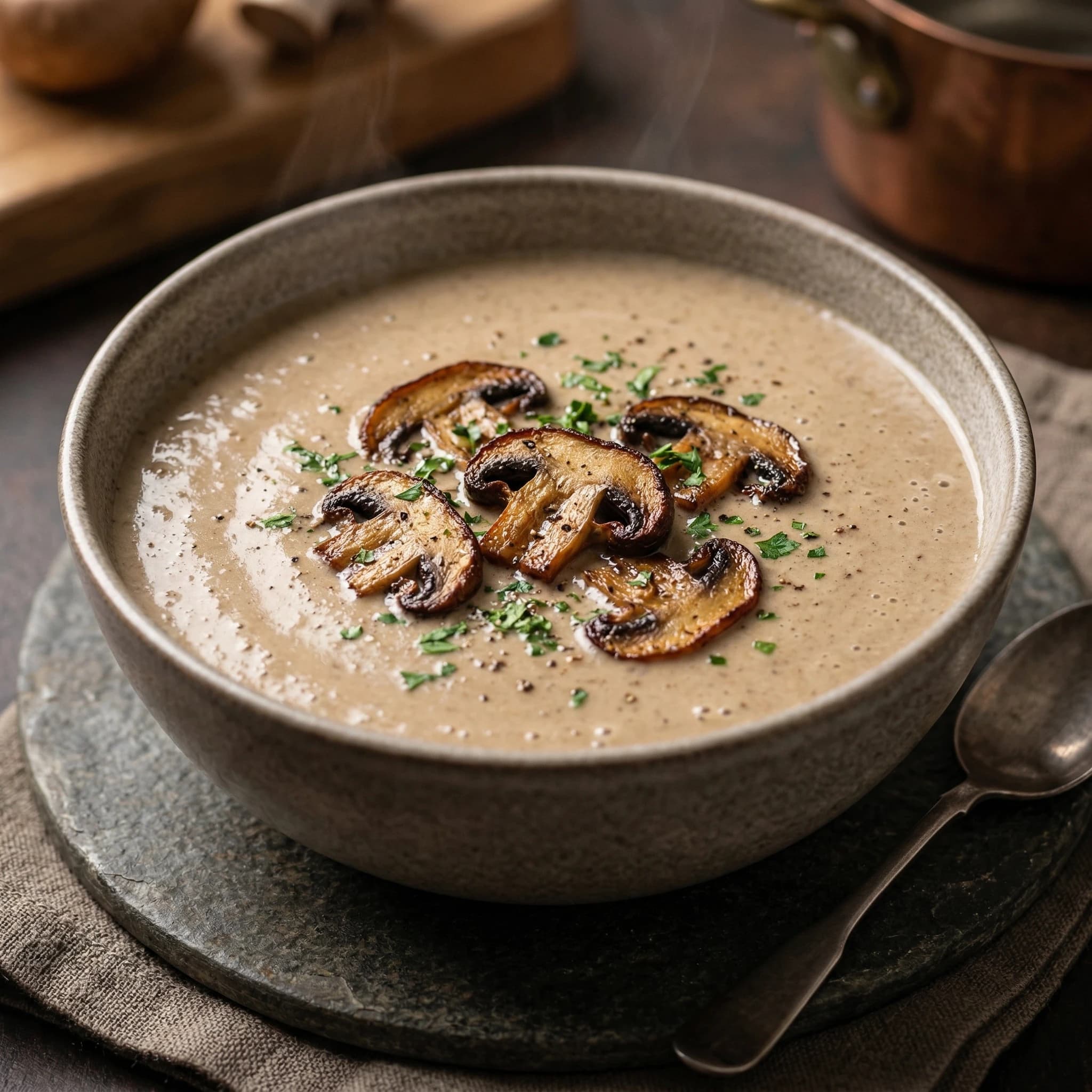 Crema De Champiñones