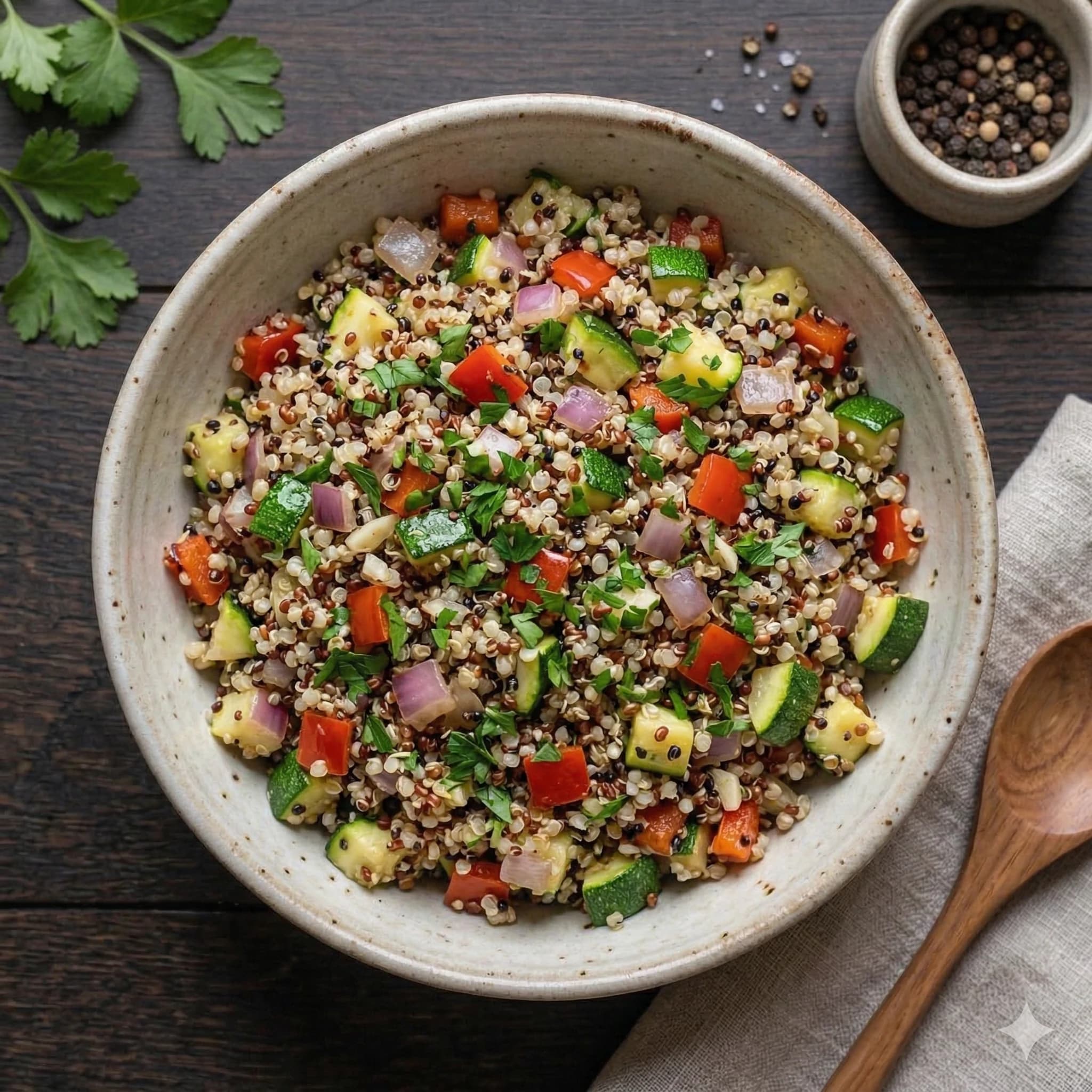 Ensalada Tibia De Quinua