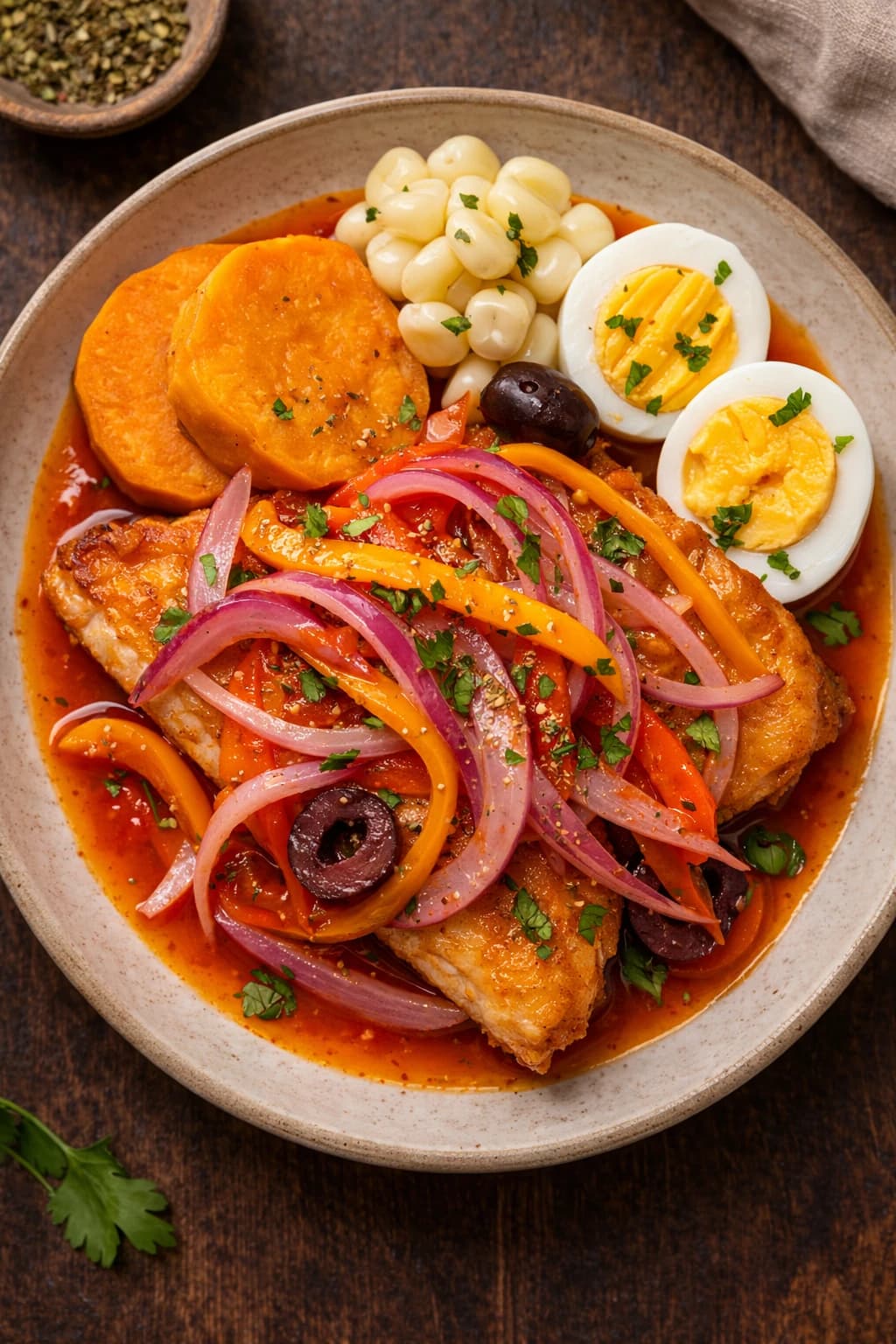 Peruvian Fish Escabeche
