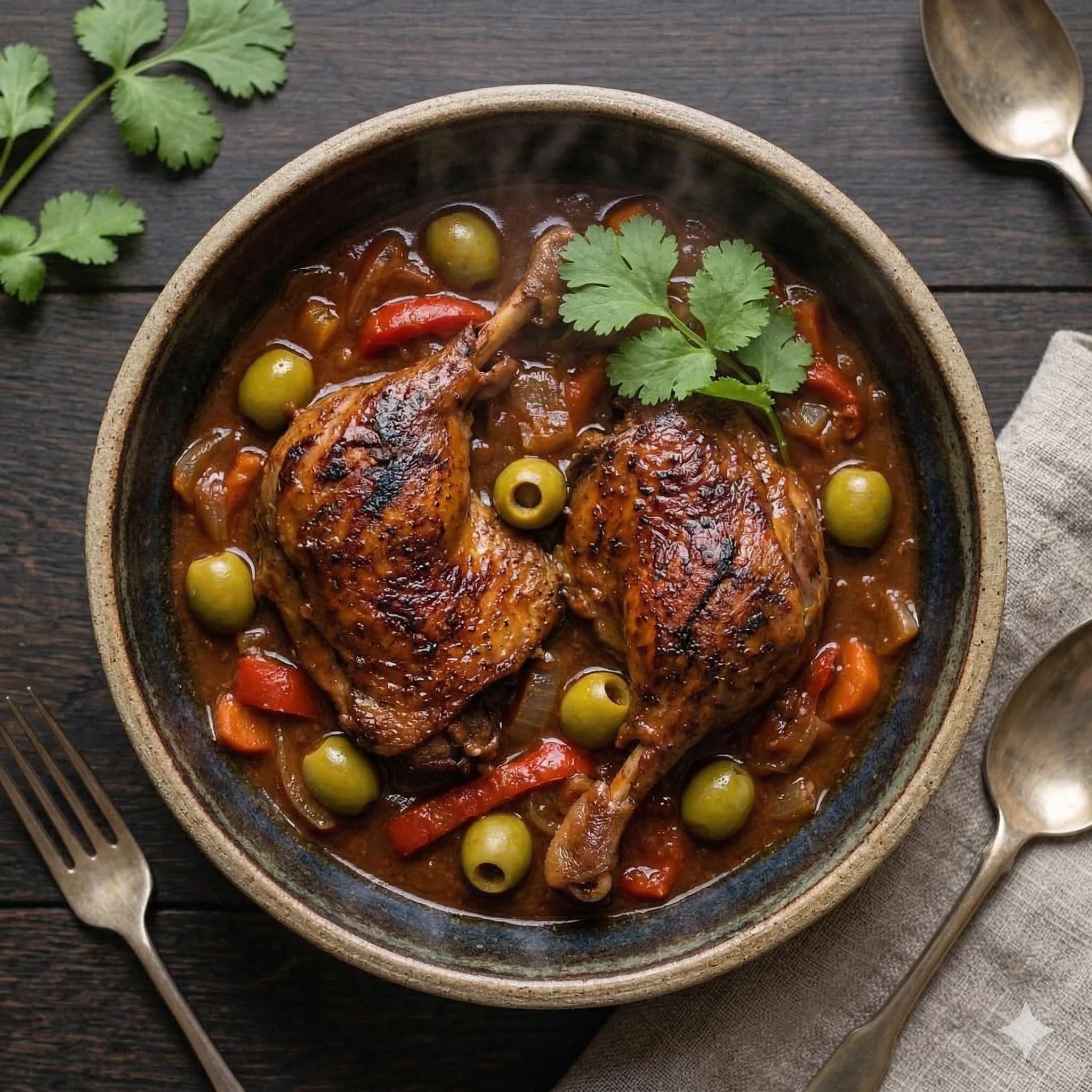 Duck Stew With Olives