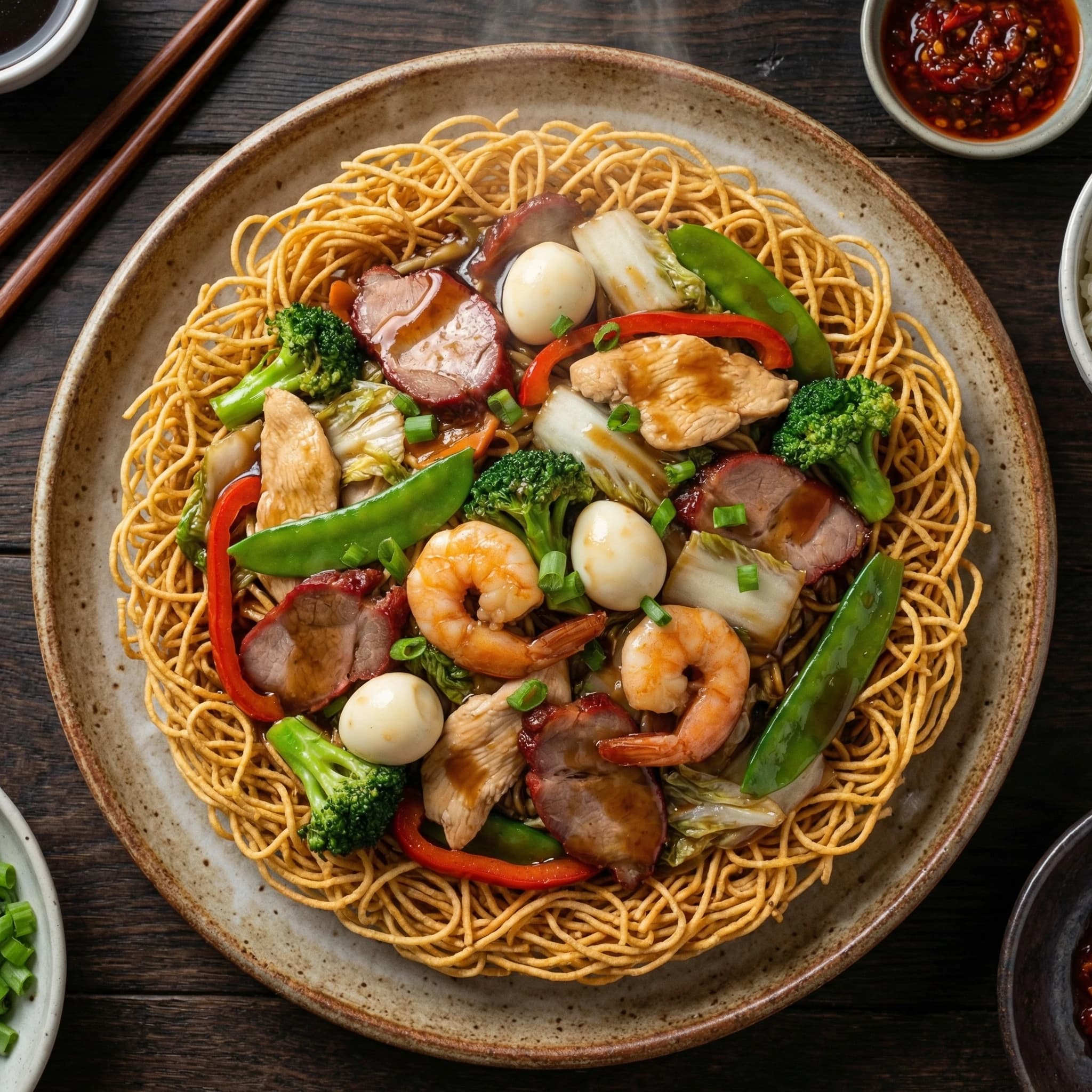 Chifa Taypa Crispy Fried Noodles
