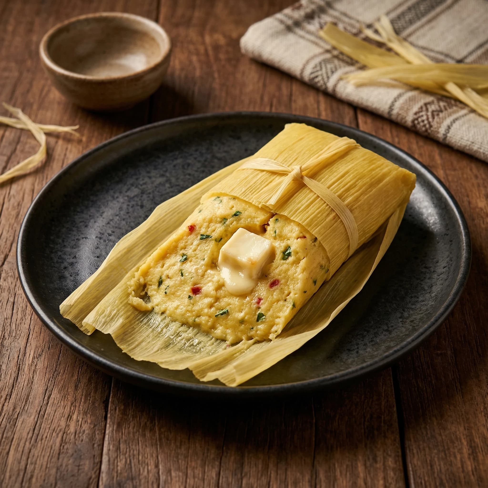 Northern-Style Humita in Corn Husk
