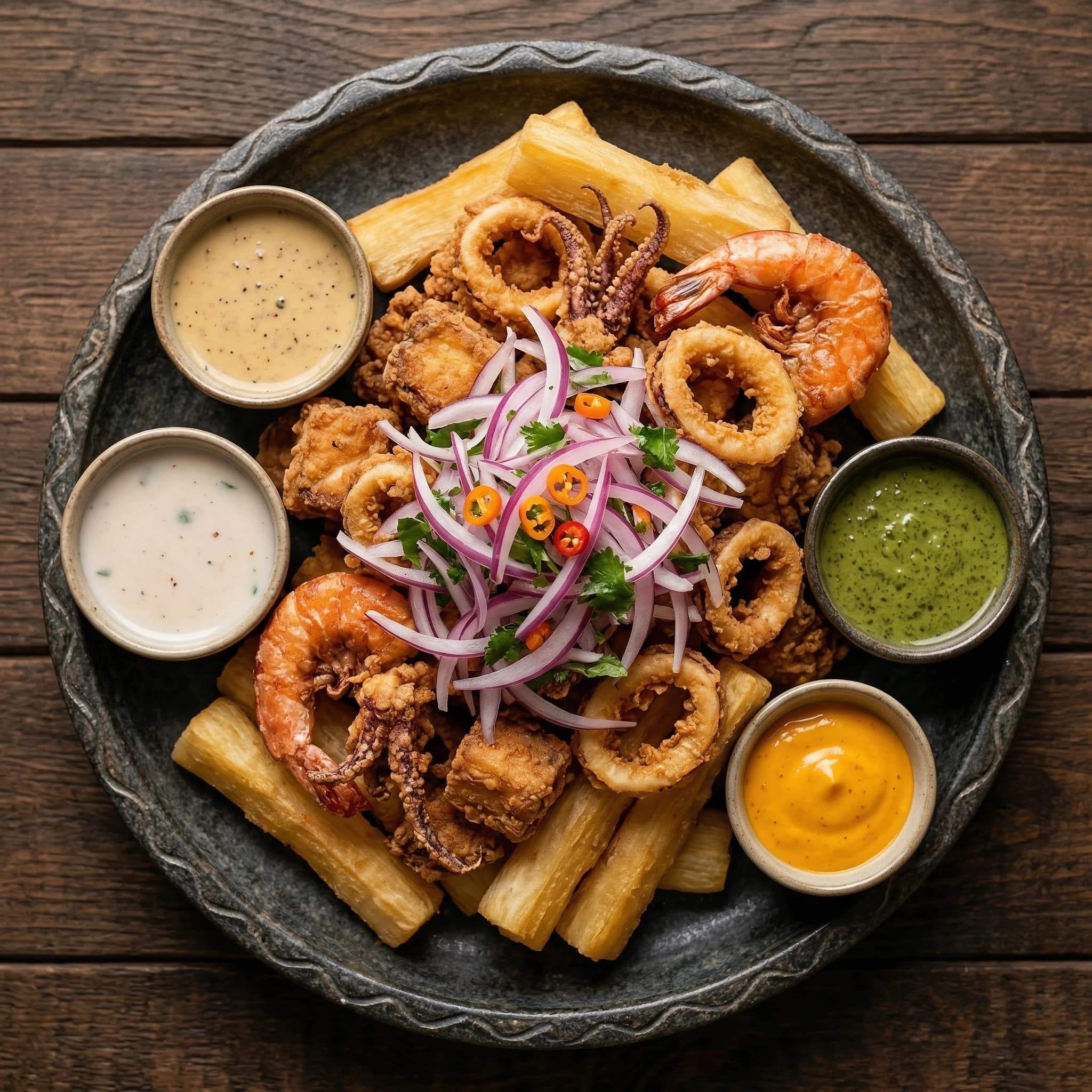 Northern-Style Mixed Seafood Jalea