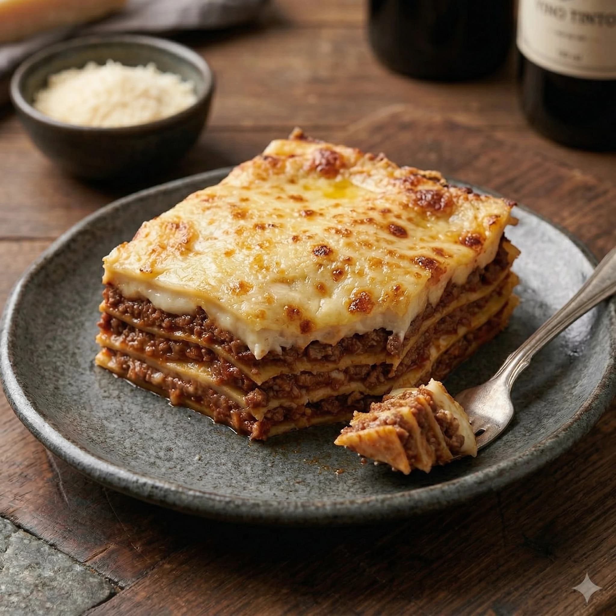 Lasaña Boloñesa