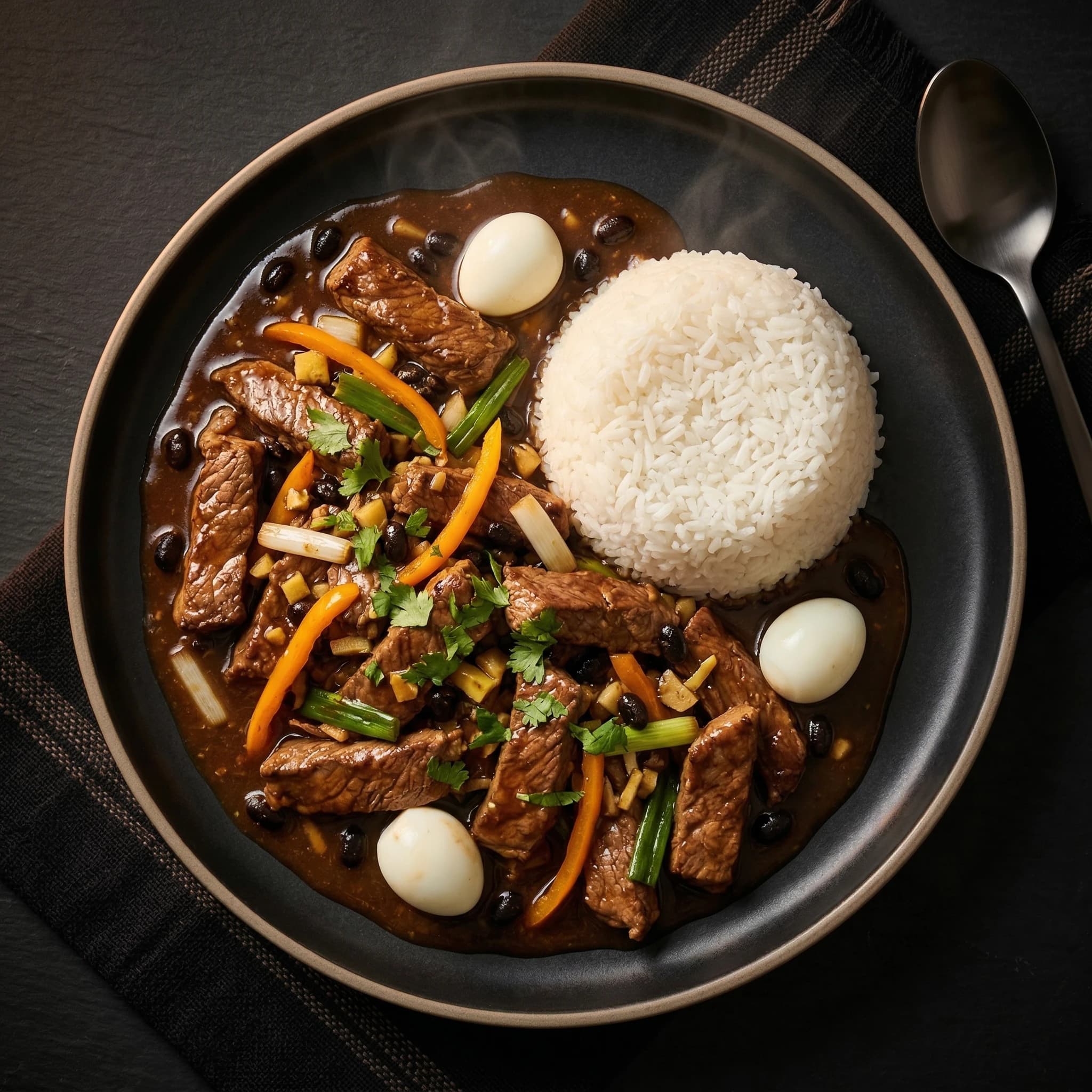 Chifa Beef with Black Bean Sauce