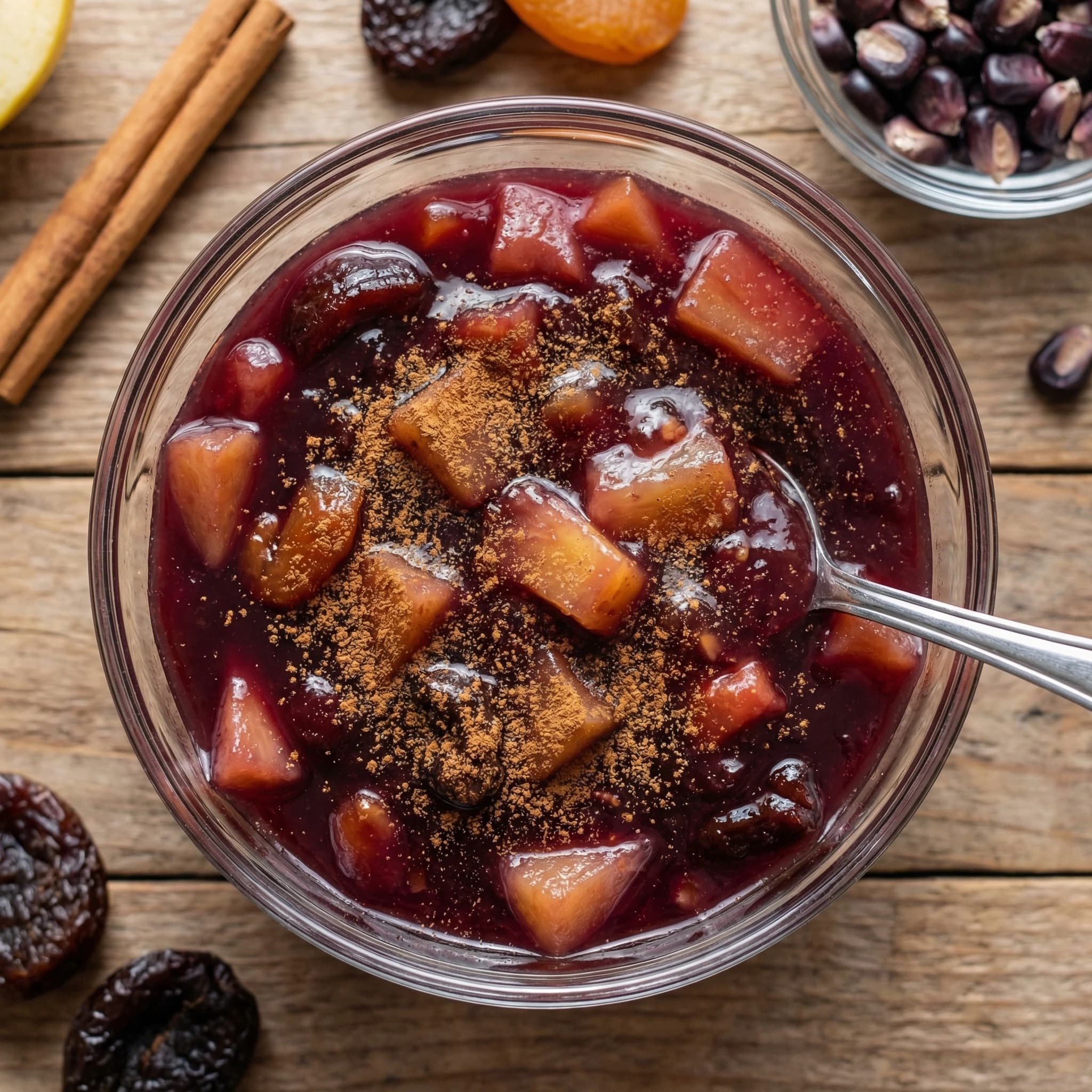 Peruvian Purple Corn Pudding