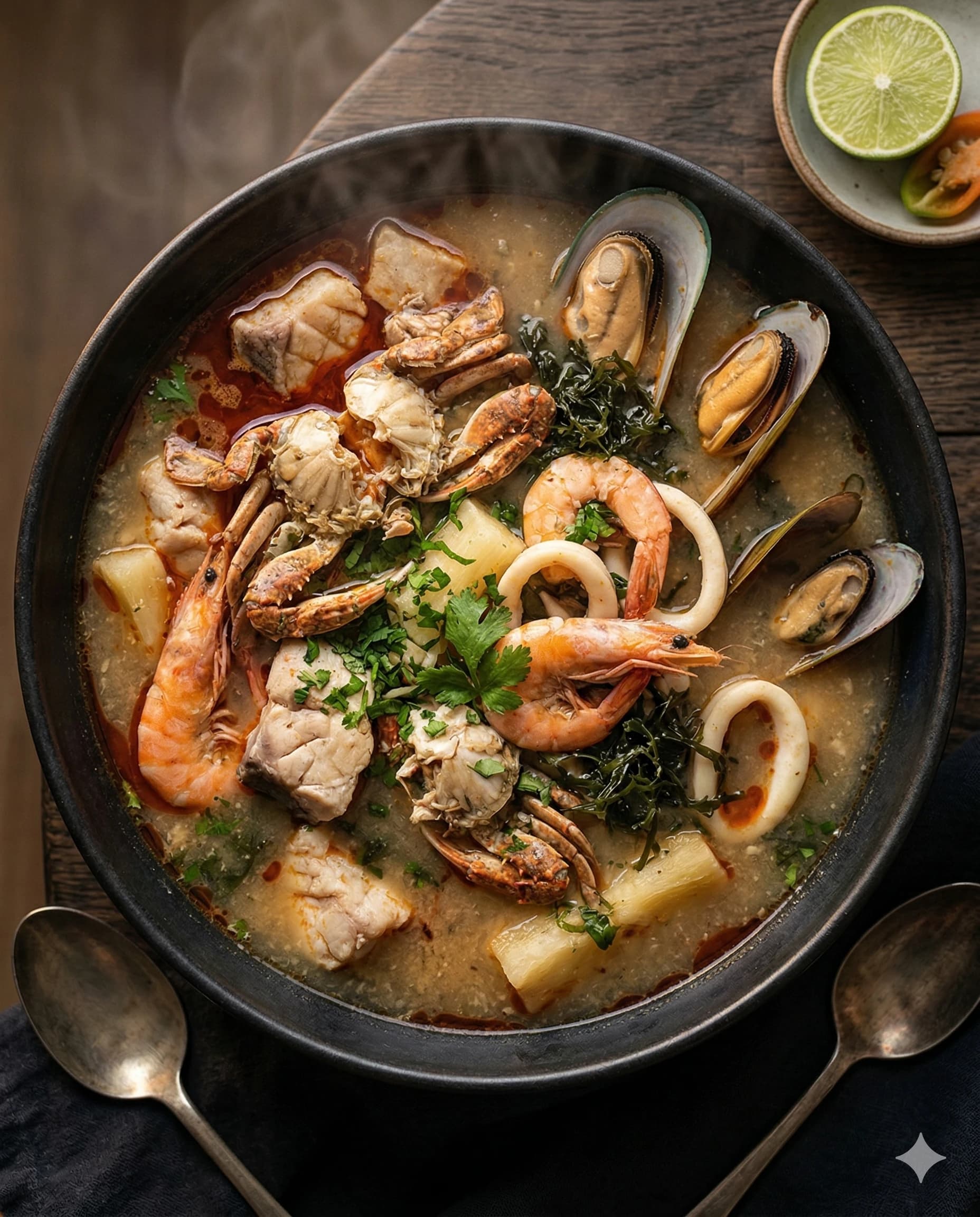 Peruvian Seafood Parihuela