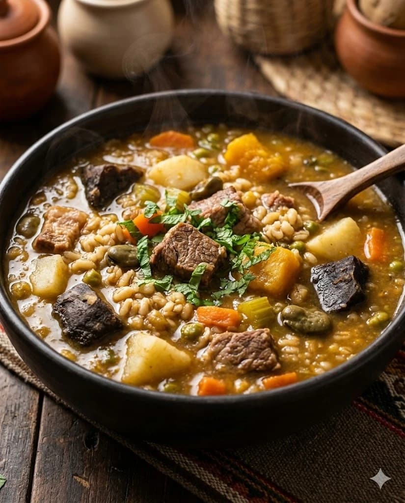 Patachi Andean Wheat And Meat Stew
