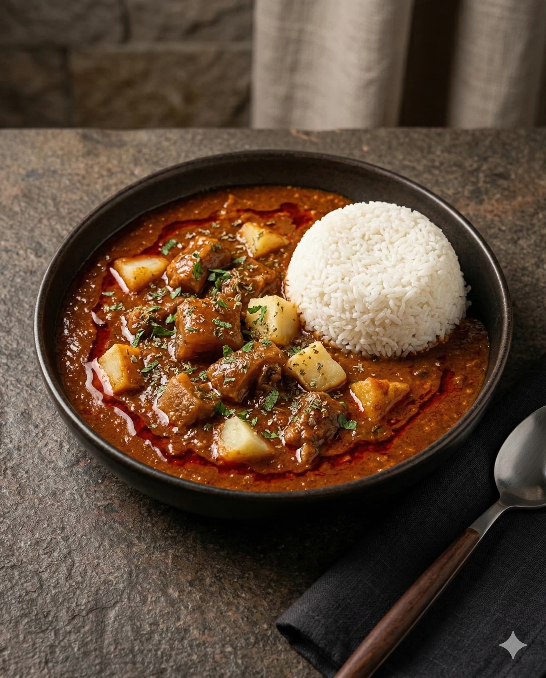 Peruvian Beef Trotter and Peanut Stew