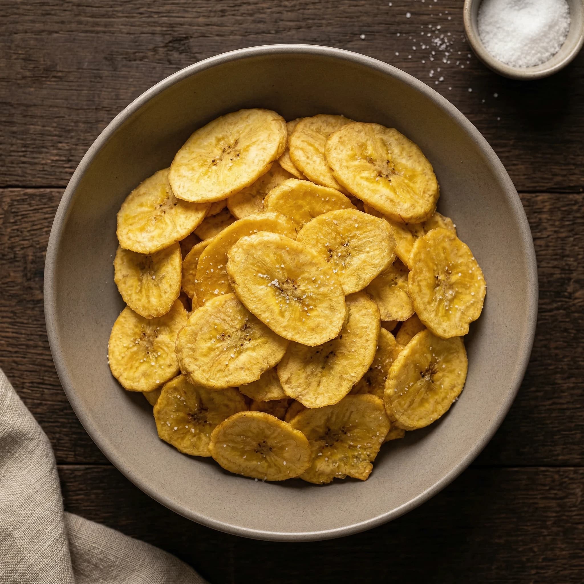 Crispy Fried Green Plantains