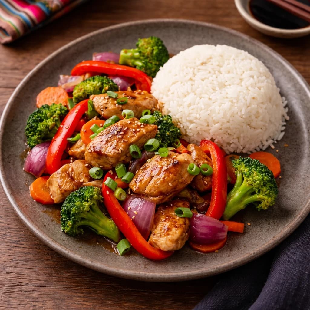 Chifa-Style Chicken with Vegetables