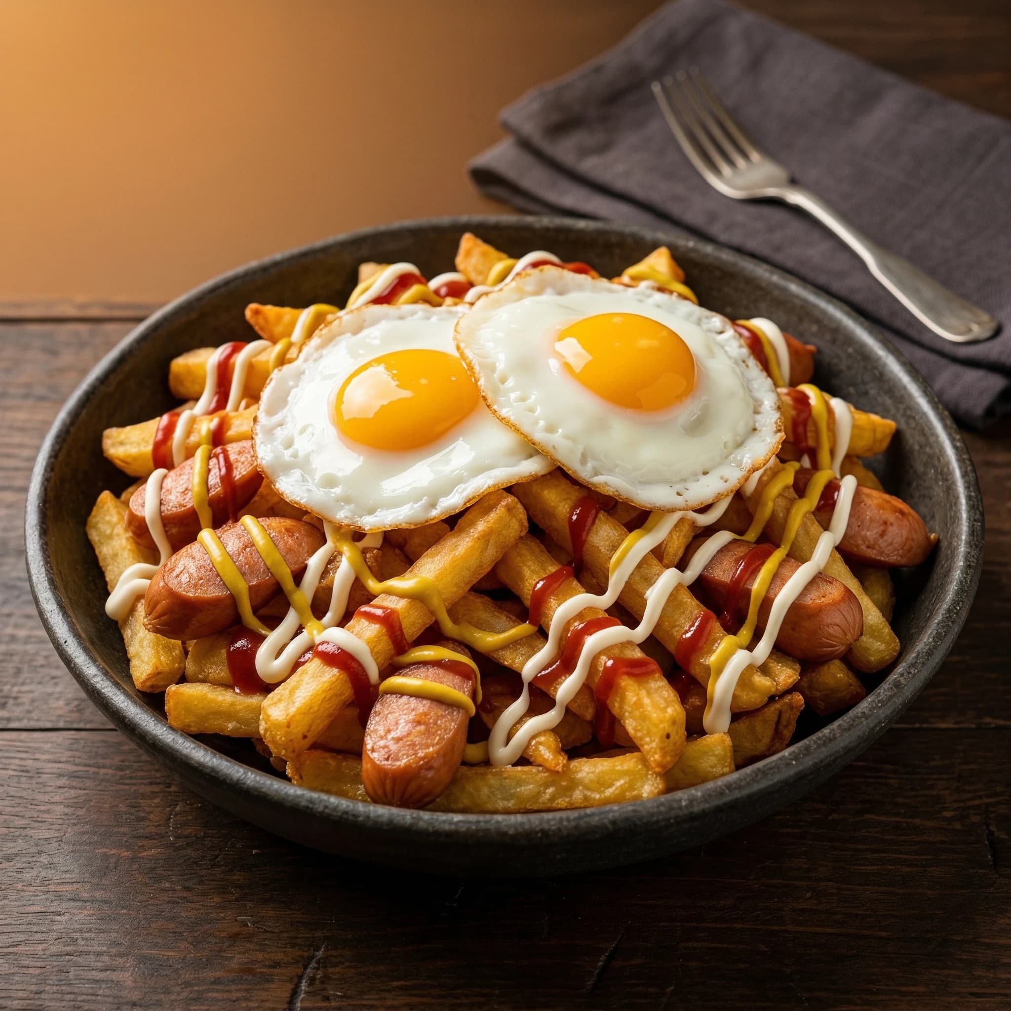 Peruvian Loaded Salchipapa