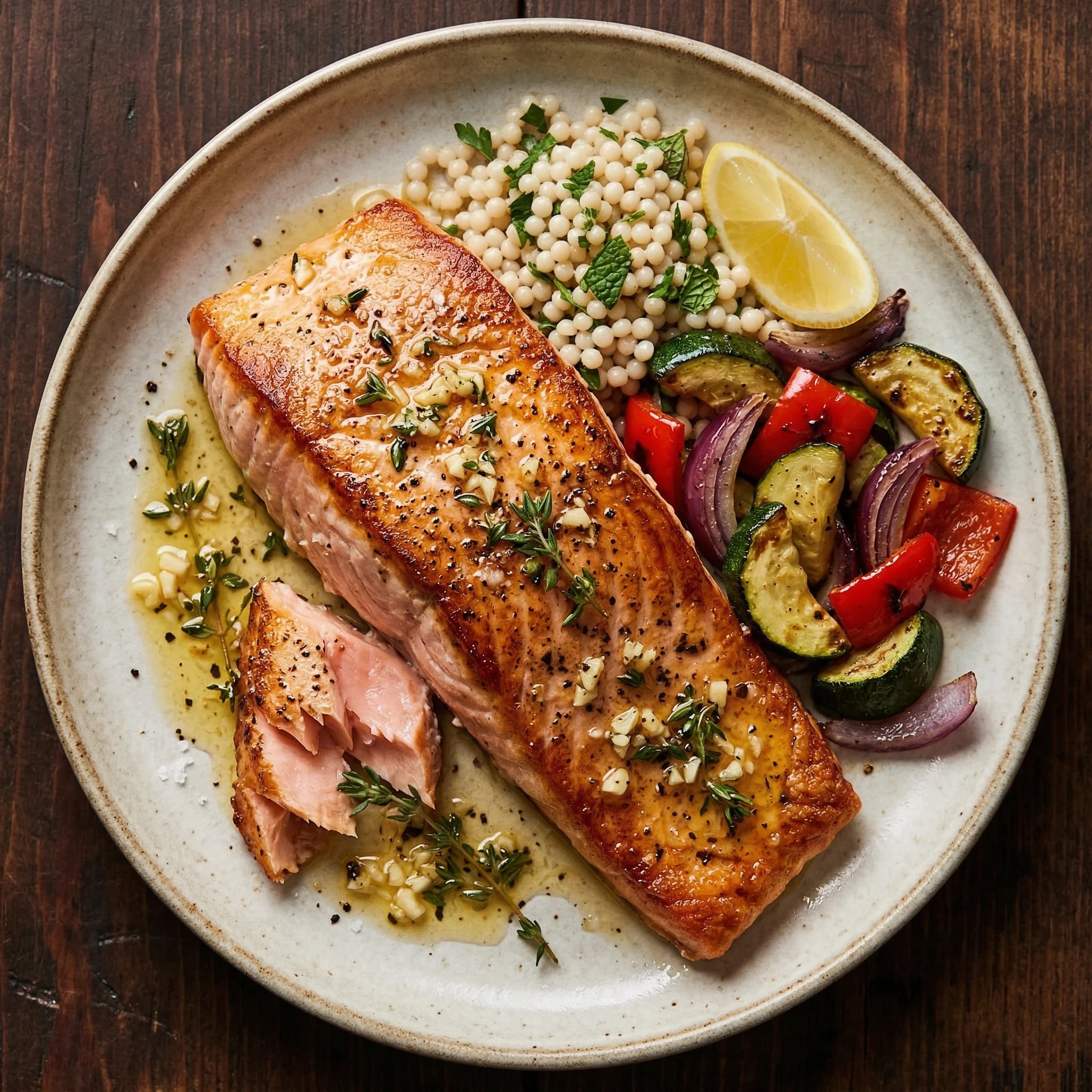 Salmón A La Plancha