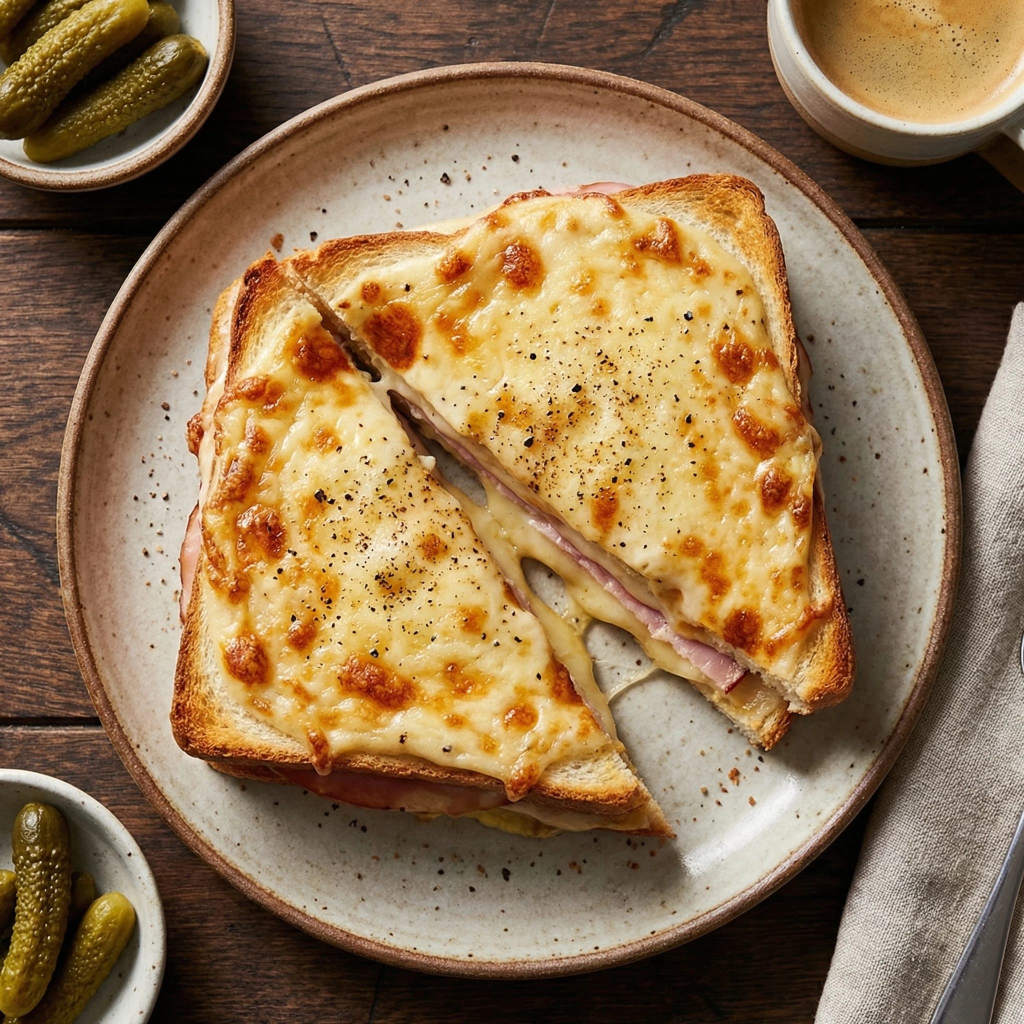 Sándwich Croque Monsieur