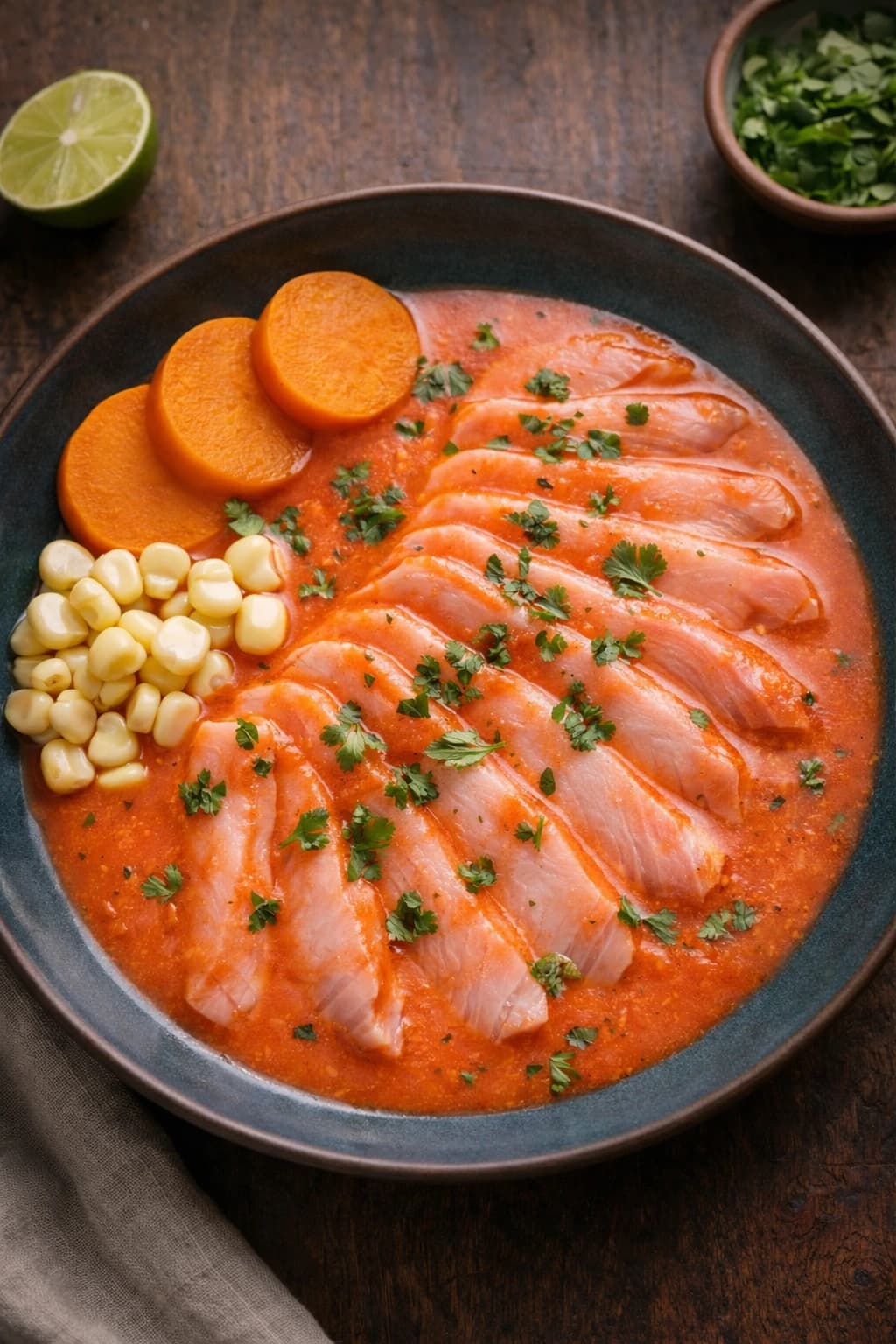 Peruvian Rocoto Tiradito