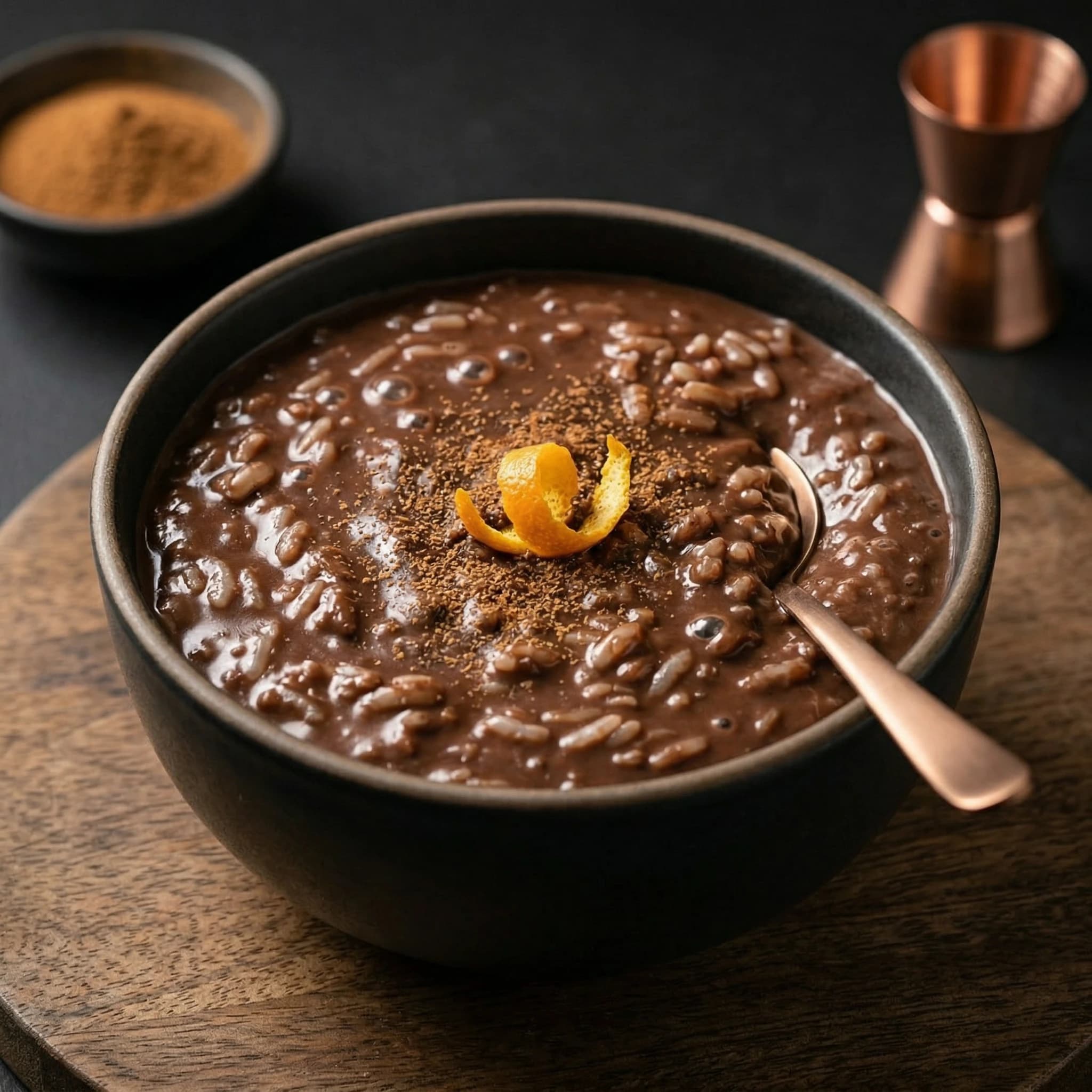Chocolate Rice Pudding