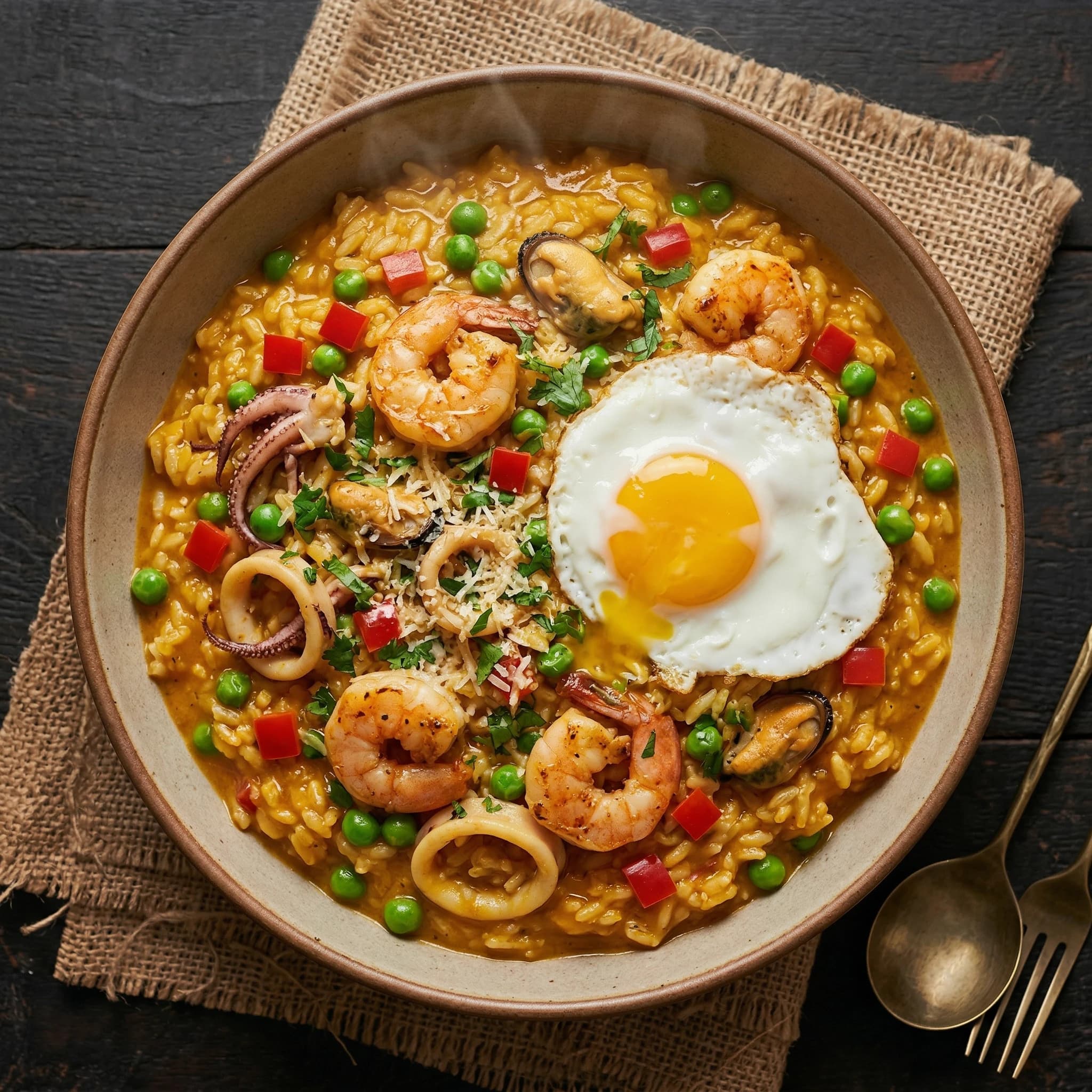 Lima-Style Seafood Rice