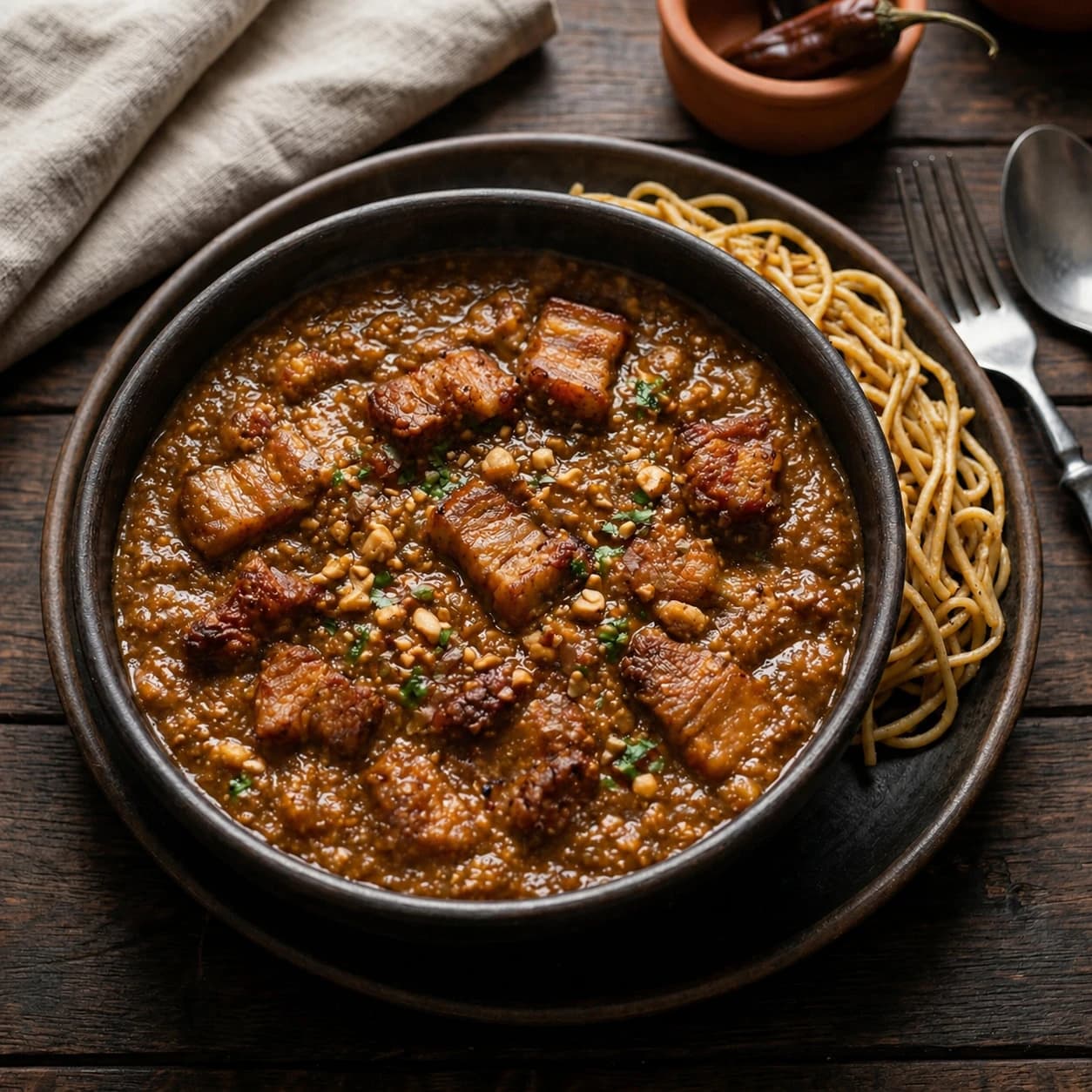 Chincha-Style Peruvian Carapulcra