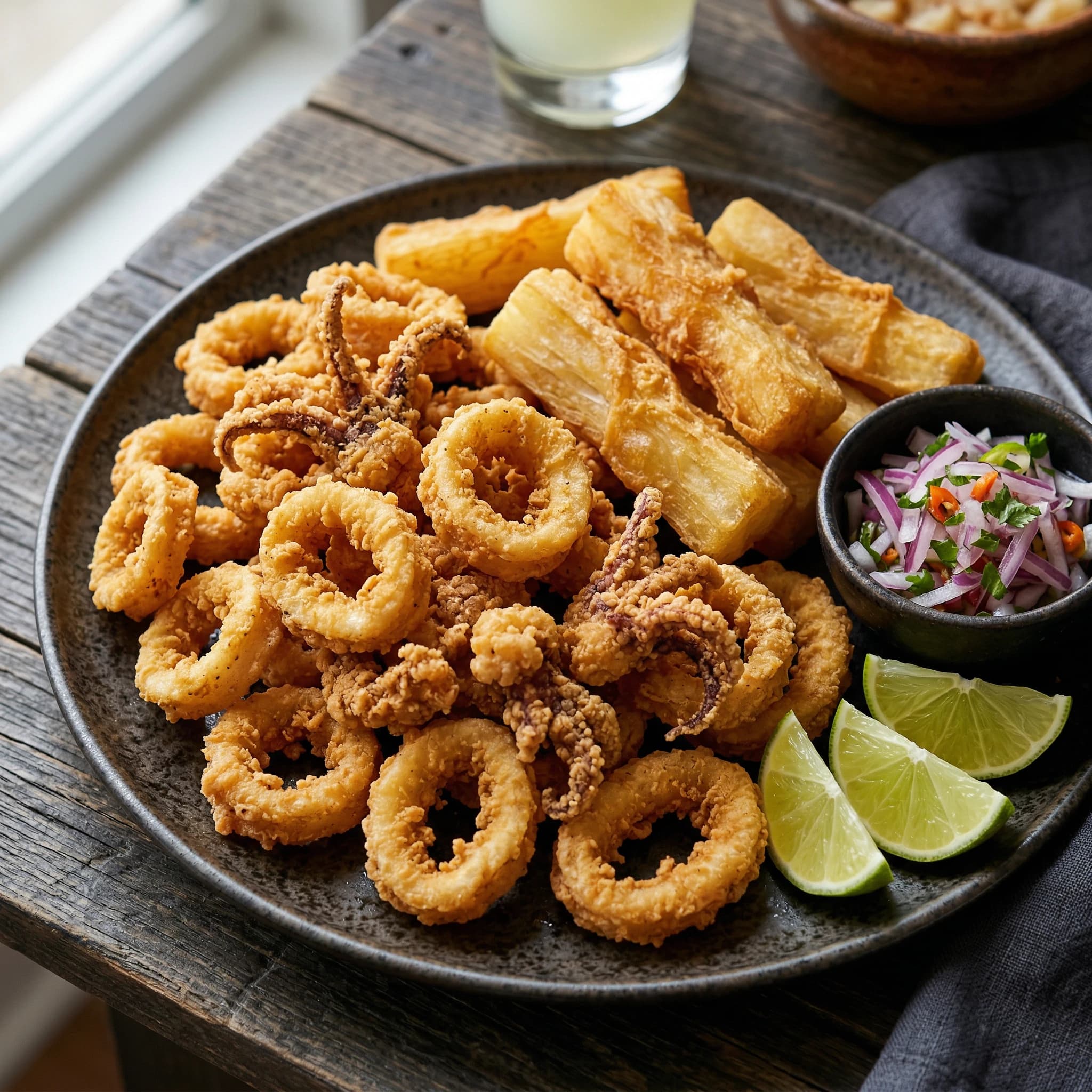 Peruvian Crispy Fried Calamari