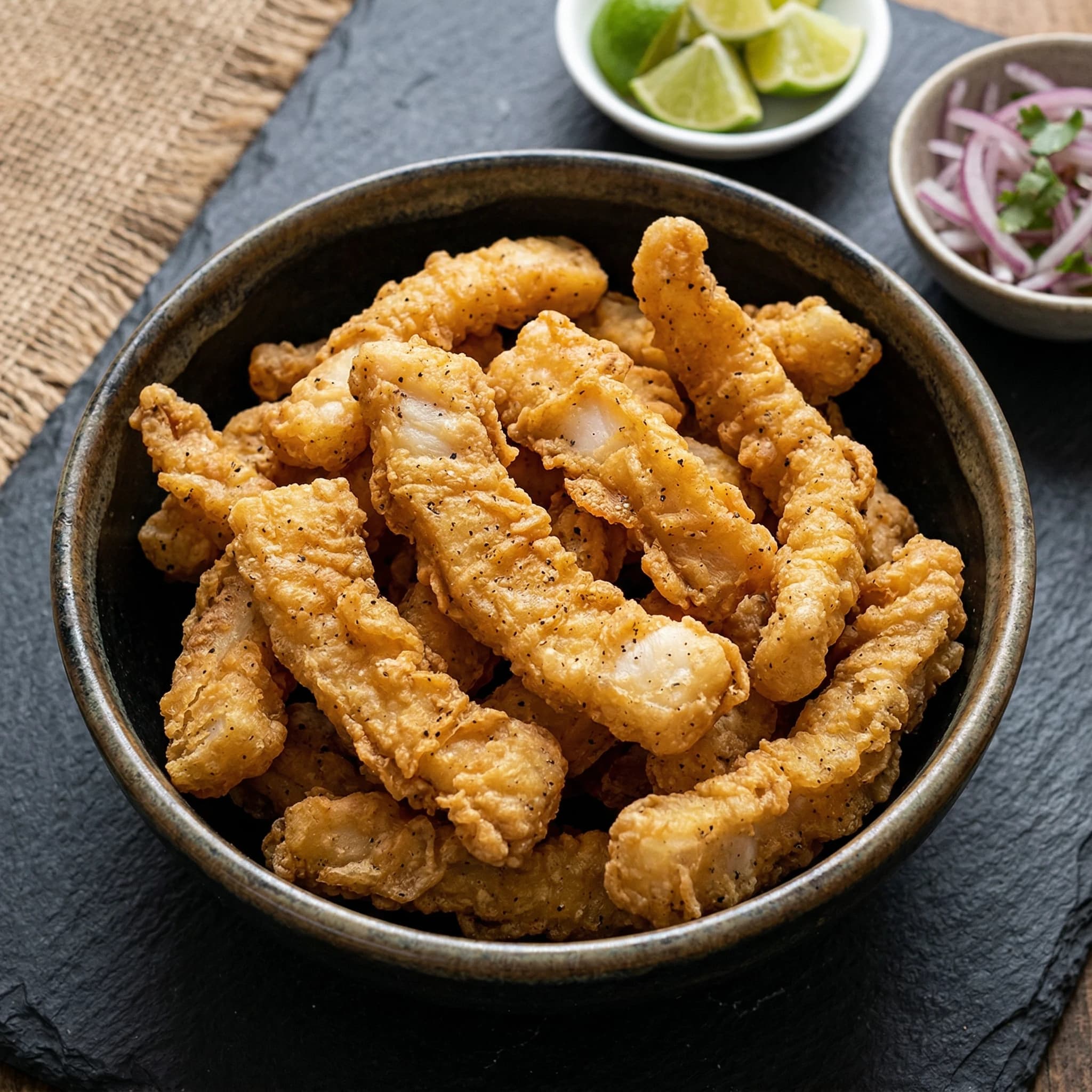 Peruvian Fried Giant Squid