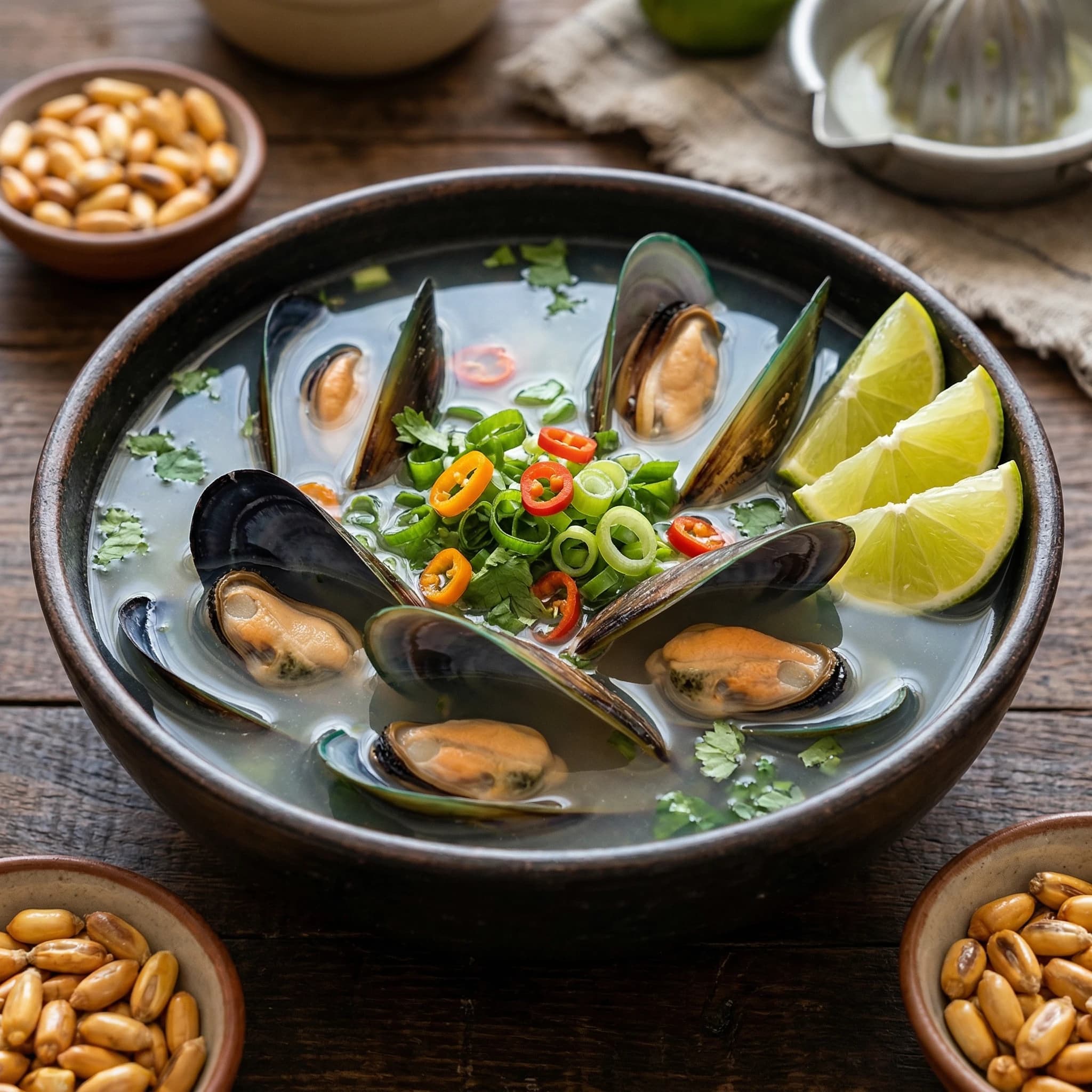 Peruvian Mussel Chilcano