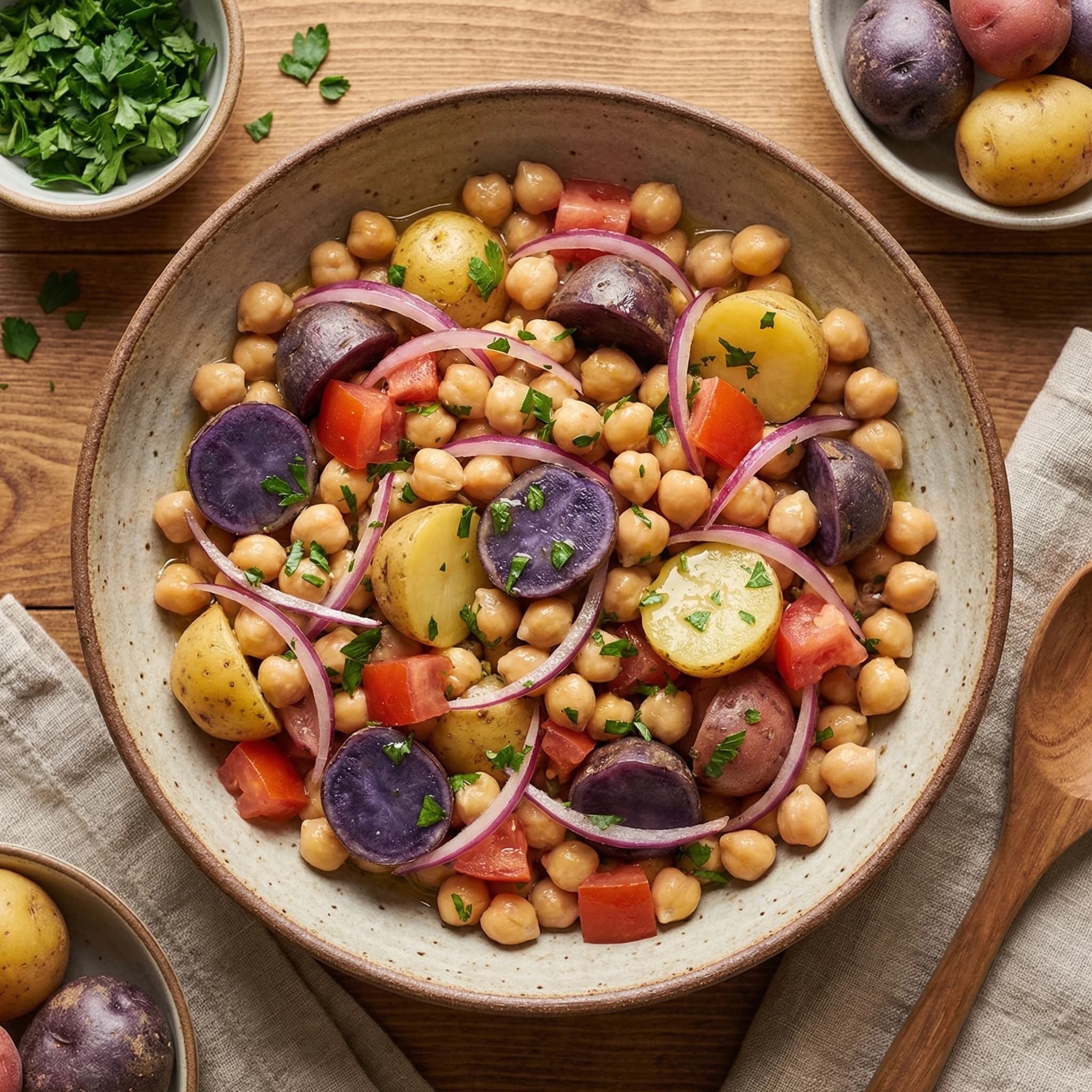 Chickpea and Andean Potato Salad