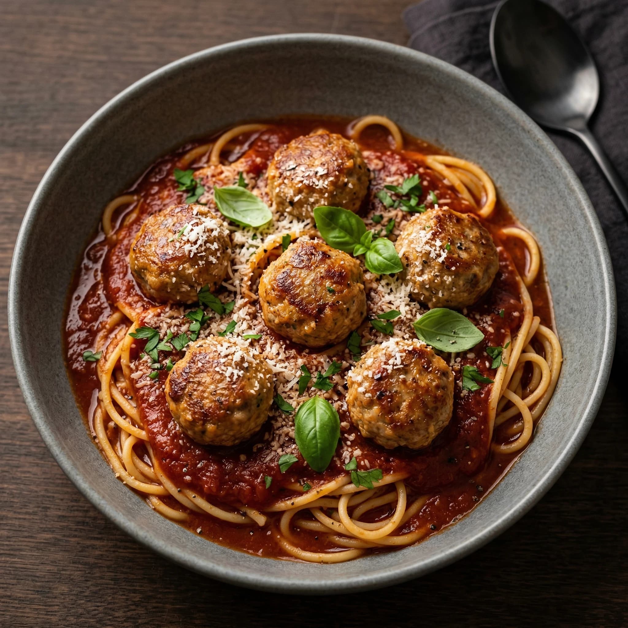 Spaghetti and Meatballs