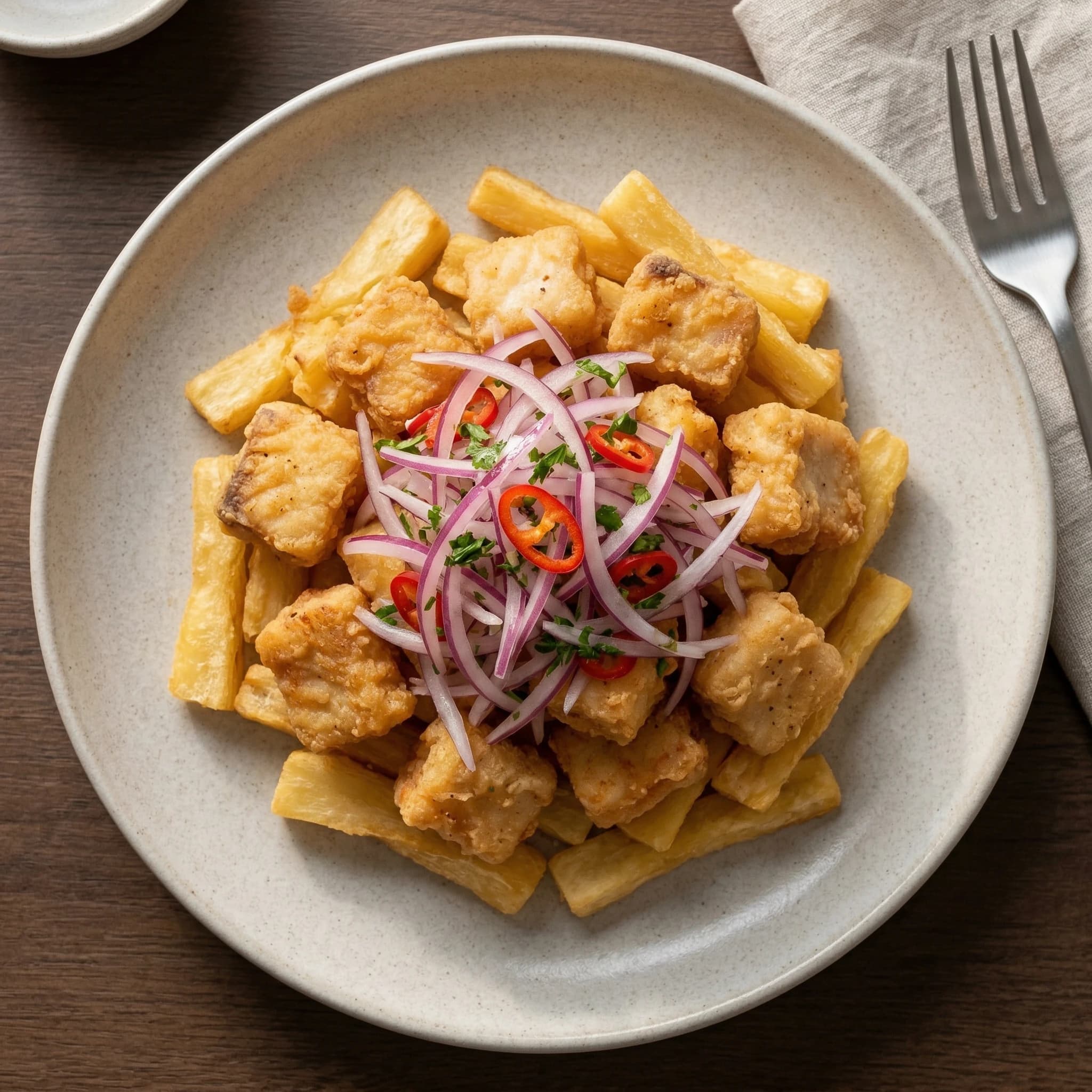 Simple Peruvian Fish Jalea