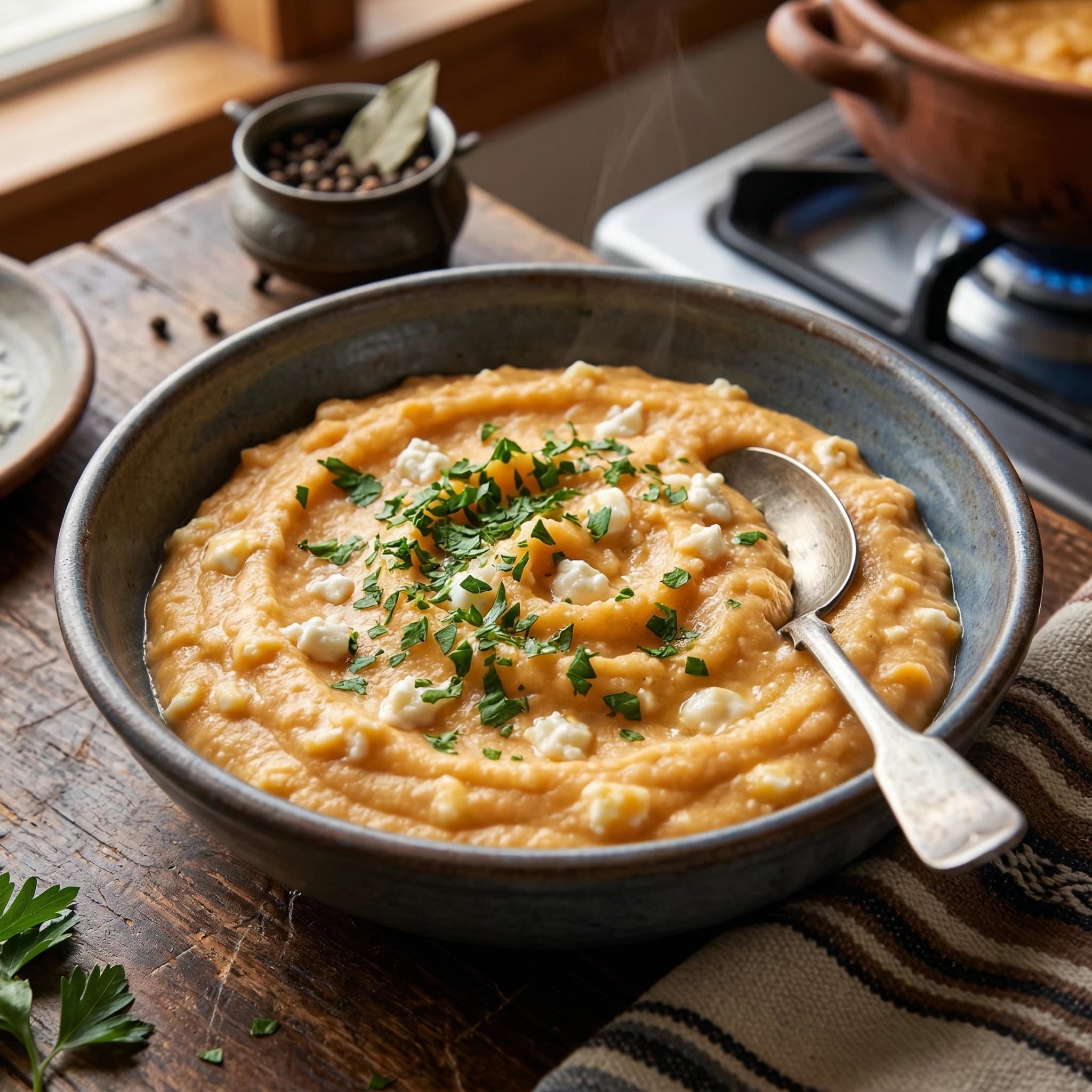Mashua with Andean Cheese