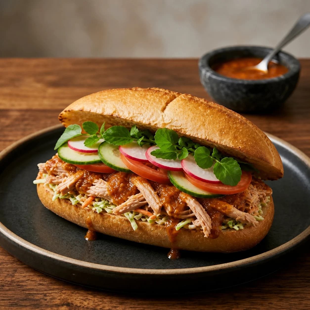 Salvadoran Turkey Sandwich