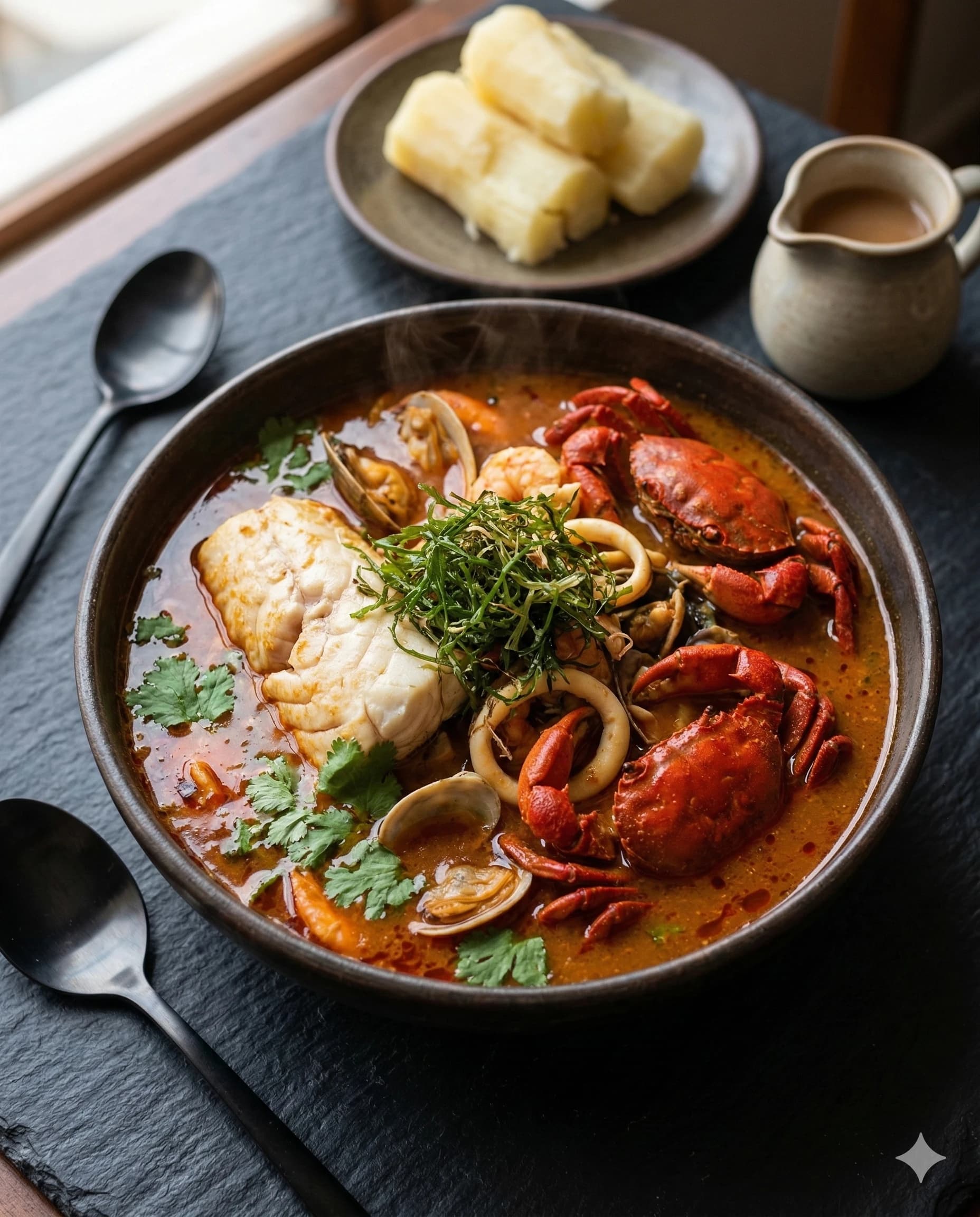 Northern Peruvian Seafood Parihuela