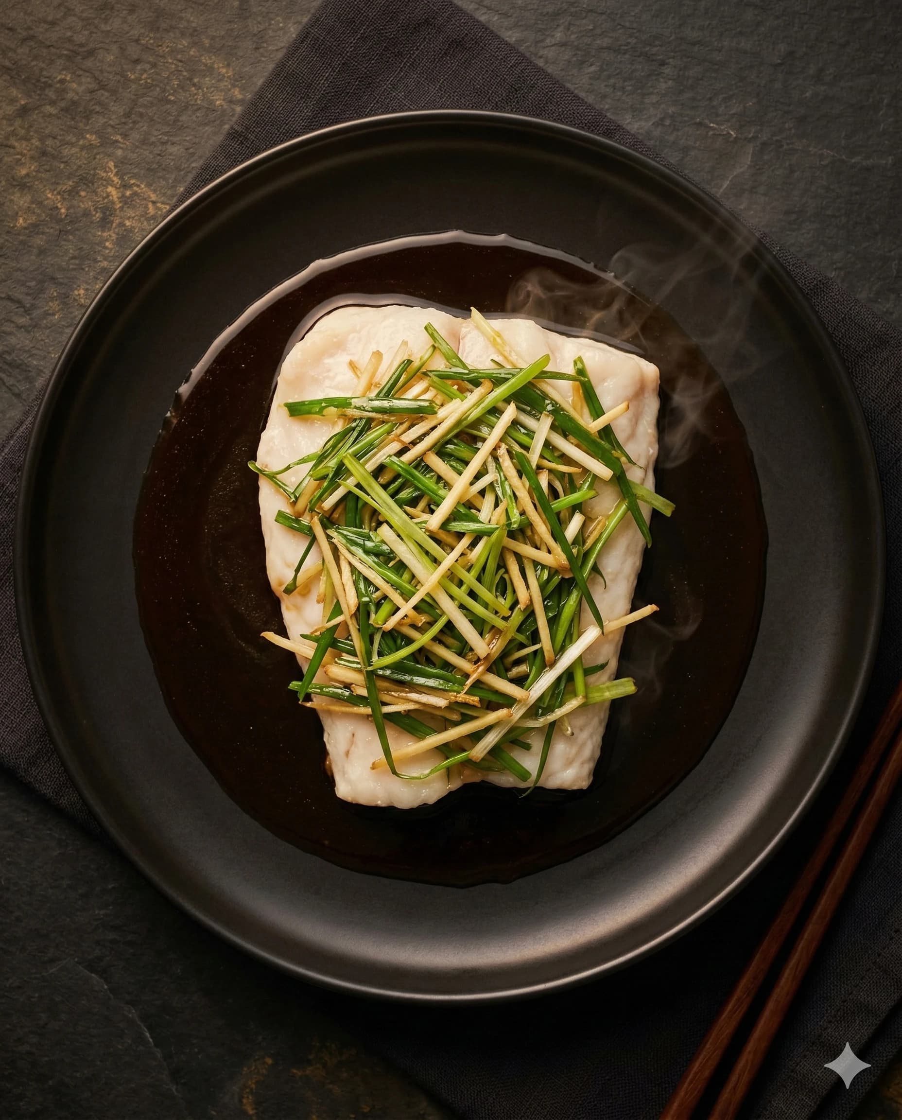 Cantonese-Style Steamed Fish