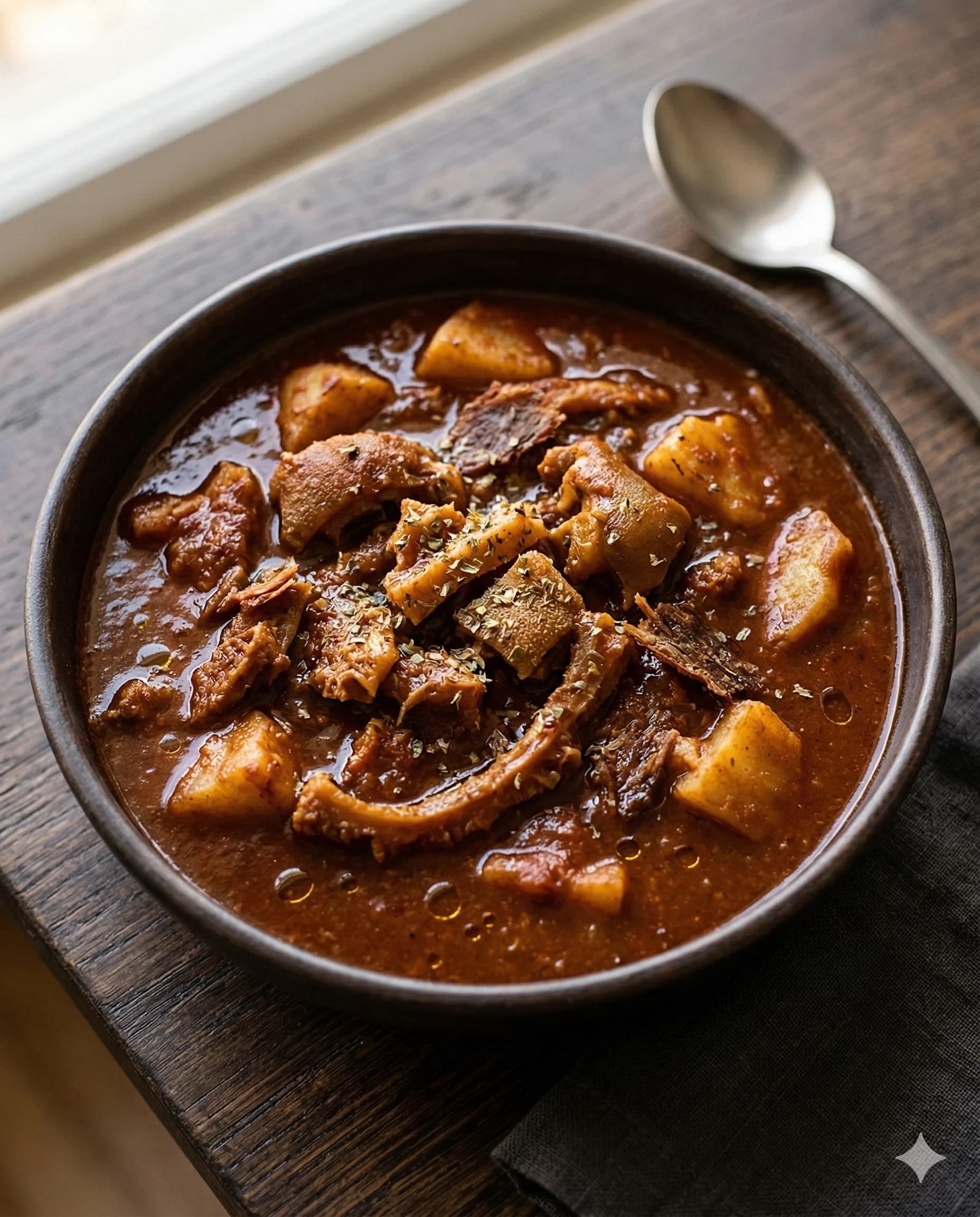 Tacna-Style Spicy Tripe and Beef Heel Stew
