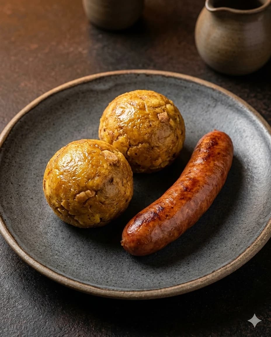 Tacacho with Amazonian Chorizo